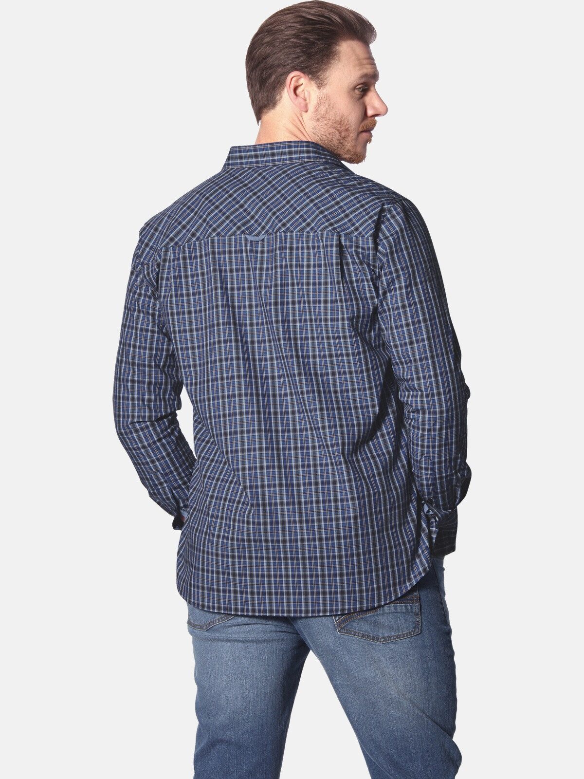 Jan Vanderstorm Langarmhemd BJORNMAN im Karo-Design günstig online kaufen