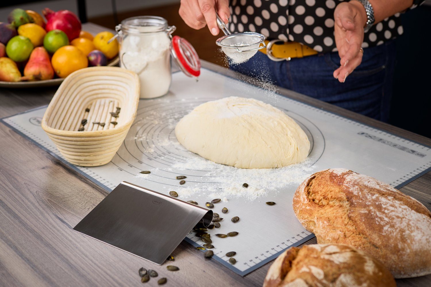 RÖSLE Küchenspachtel, Backspachtel in Profi-Qualität, Edelstahl 18/10, spülmaschinengeeignet