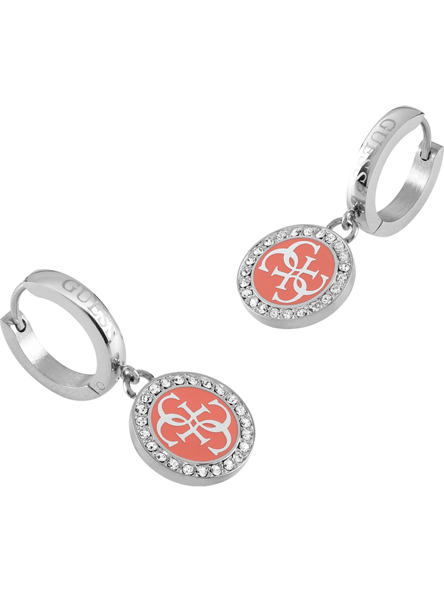 Guess Paar Creolen Guess Damen-Creolen Edelstahl (Paar)