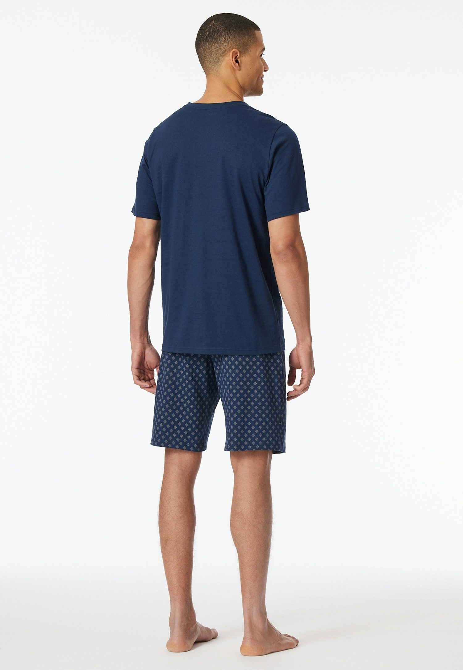 Schiesser Shorty Casual Essentials (2 tlg) mit V-Ausschnitt