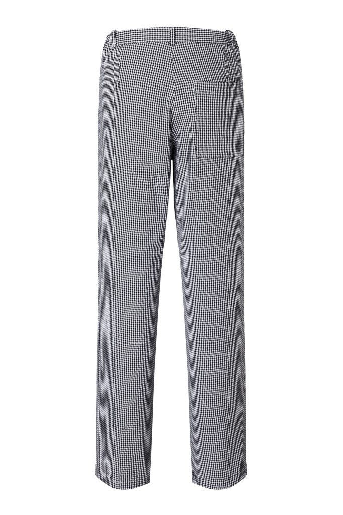 Karlowsky Fashion Arbeitshose KARLOWSKY Herren Pepitahose BASIC Kochhose Baumwolle Schwarz