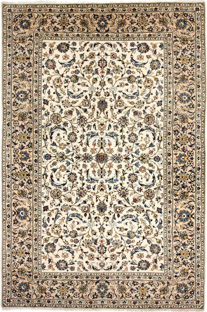 Orientteppich Keshan 201x299 Handgeknüpfter Orientteppich / Perserteppich, Nain Trading, rechteckig, Höhe: 12 mm