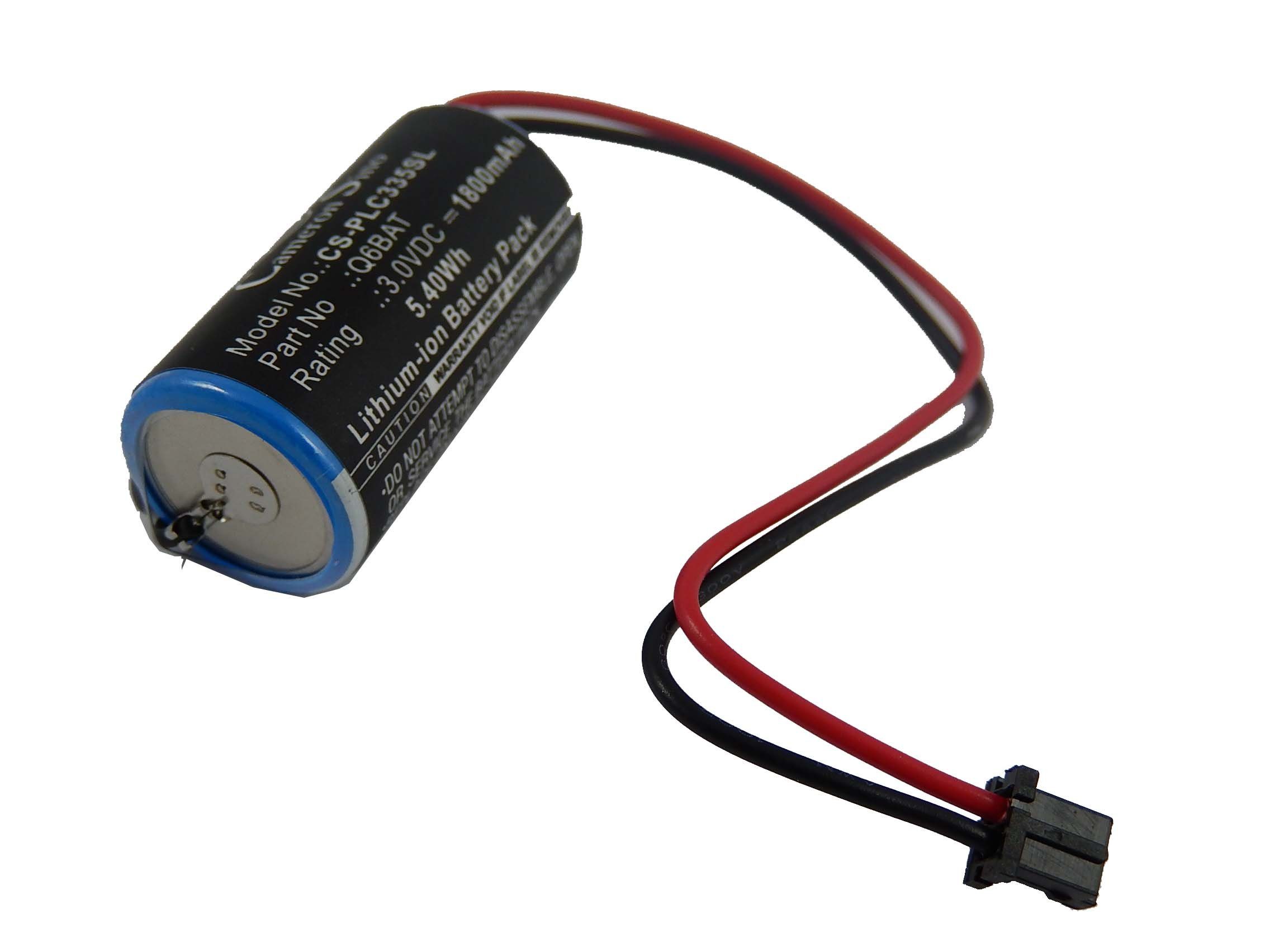 vhbw Akku Ersatz für (1800mAh, 3V, 1800 ER2/3A, GT15-Bat Li-Ion) mAh für Sanyo CR17335SE-R