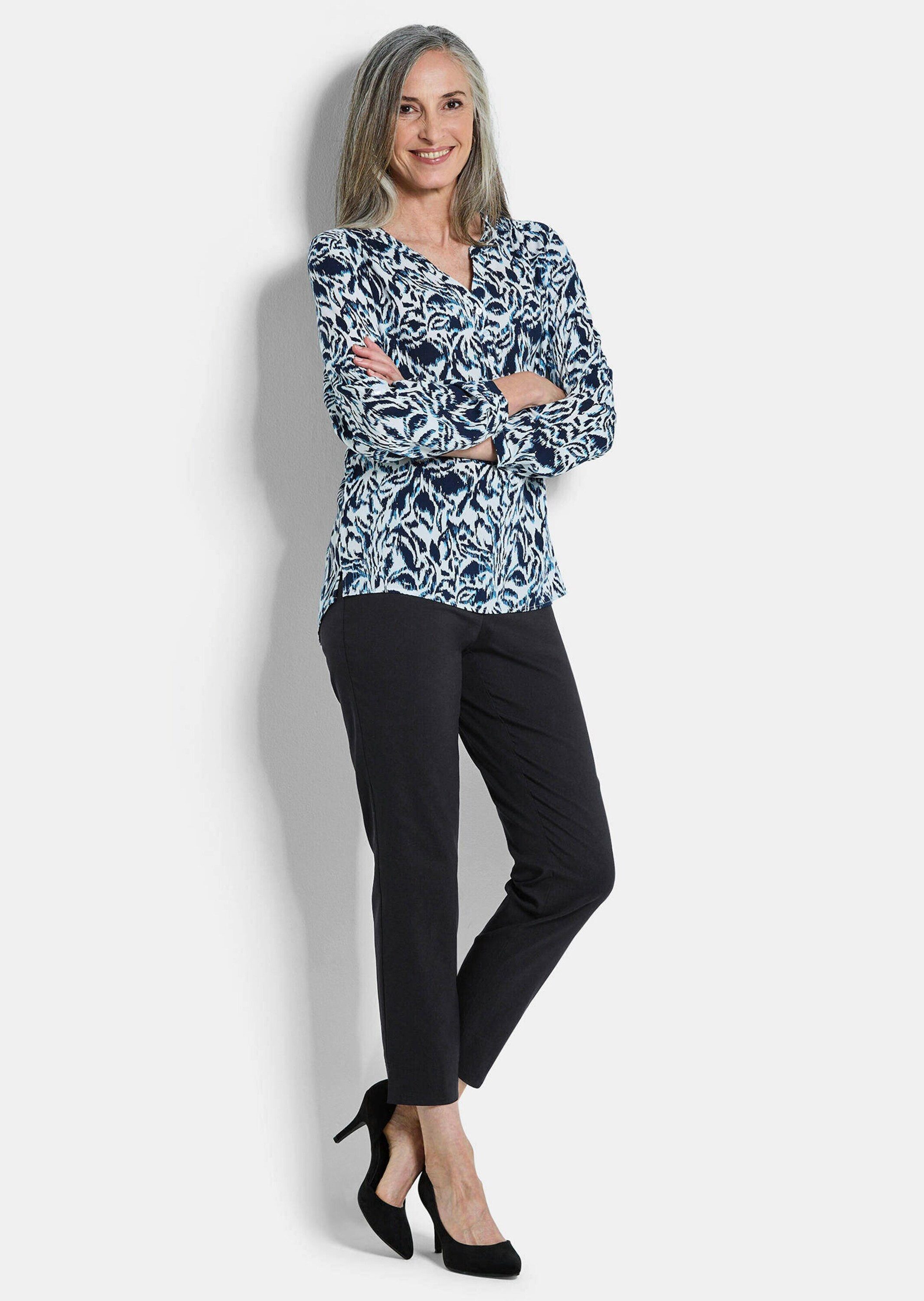 GOLDNER Stoffhose Elegante 7/8-Hose mit Schlupfbund Stilvolle Stretchhose m günstig online kaufen