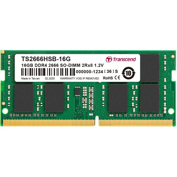 Transcend SO-DIMM 16 GB DDR4-2666 Arbeitsspeicher