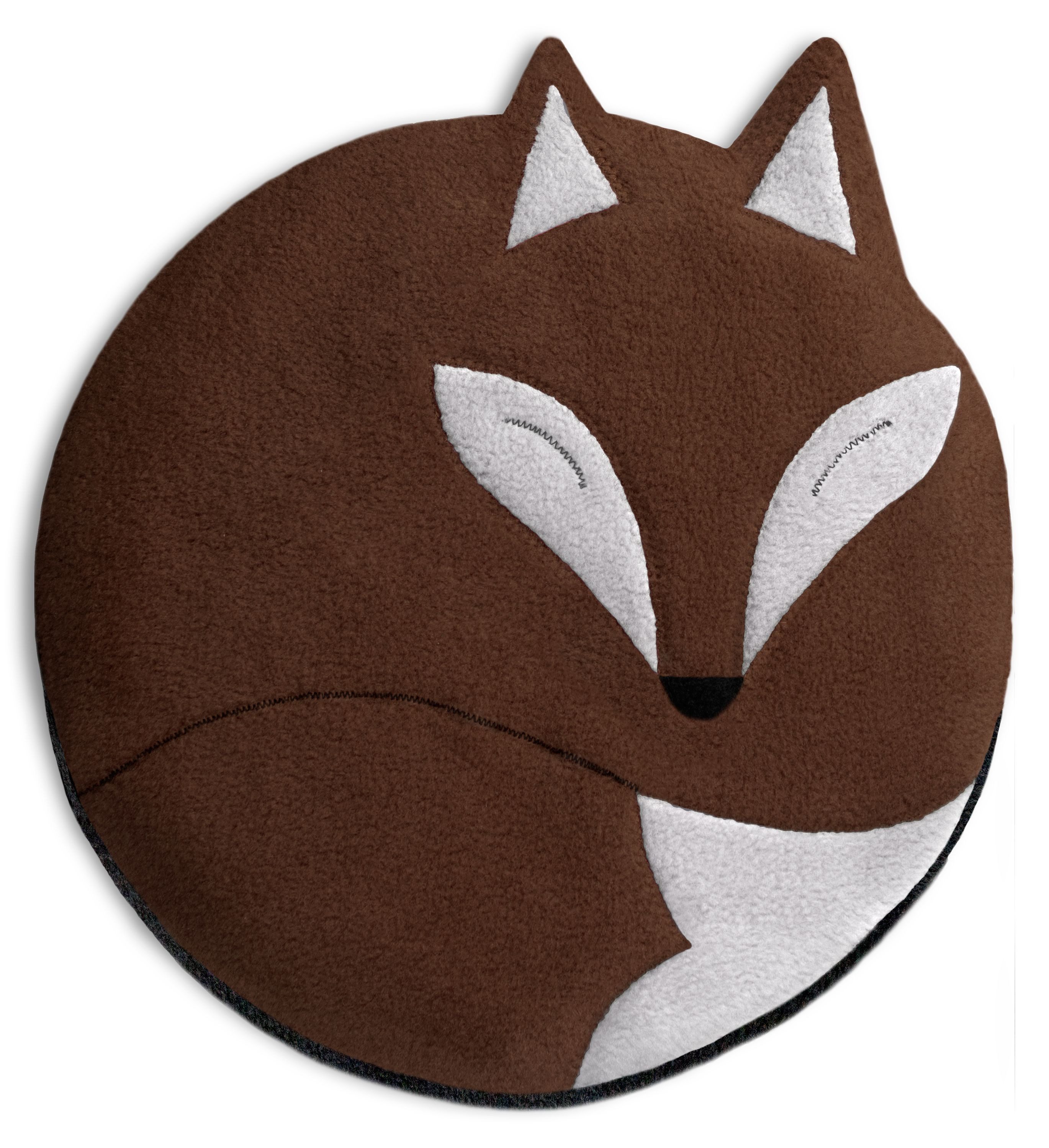 Leschi Грелки mit 4-Kammer-Wärmeverteilung, mikrowellengeeignet, waschbar, Fuchs
