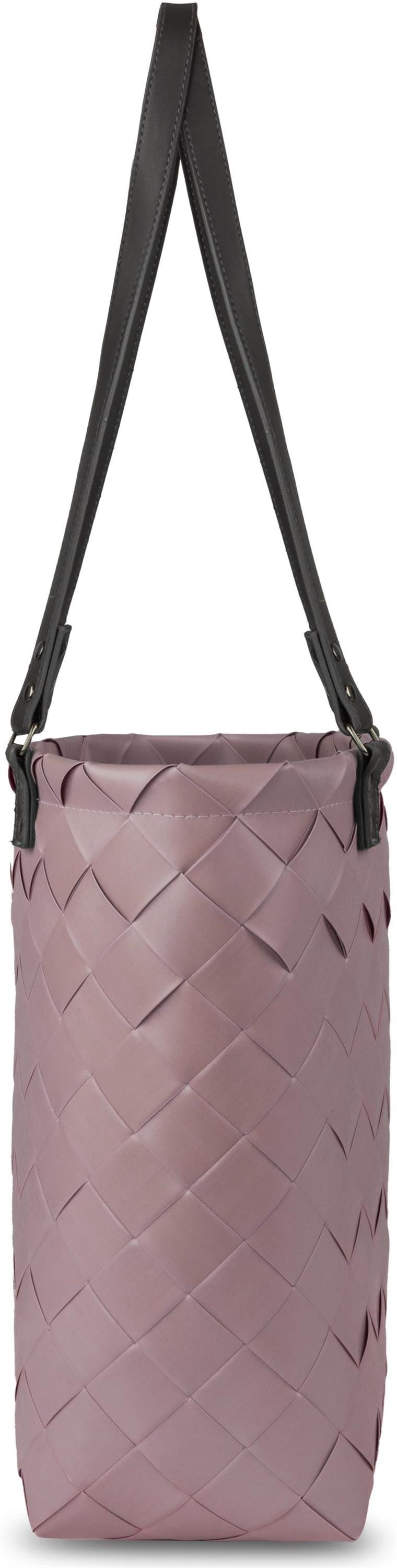 normani Einkaufskorb Tote Bag Flechtkorb 12 Liter Temara, 12 l, Handtasche aus pflegeleichtem Material