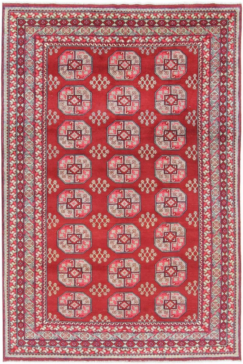 Afghan rechteckig, Orientteppich Akhche 200x299 mm Nain Trading, 6 Höhe: Orientteppich, Handgeknüpfter