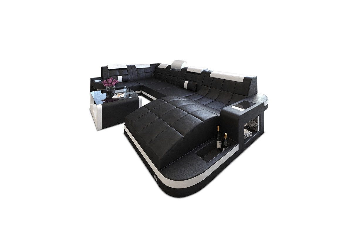 Sofa Dreams Wohnlandschaft Leder Ledercouch Sofa günstig online kaufen