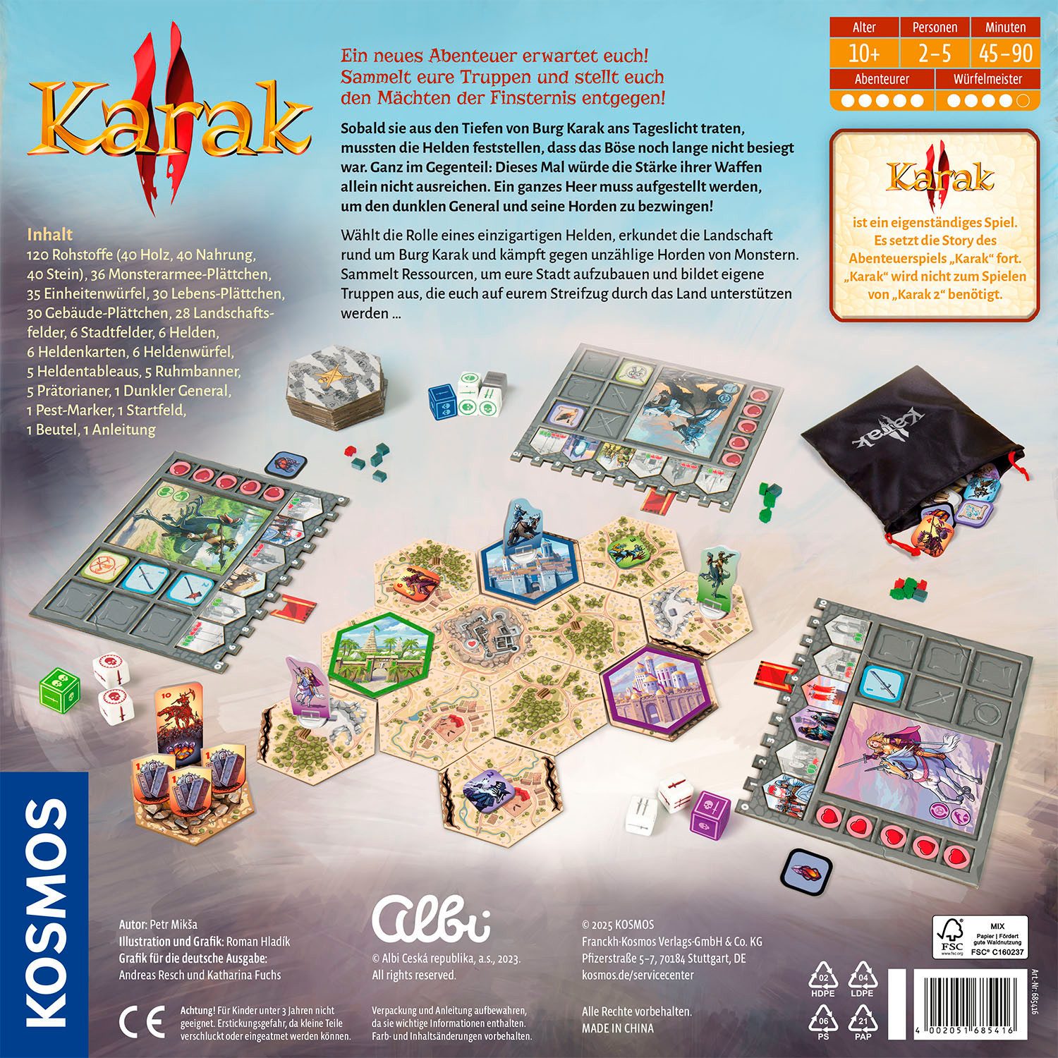 Kosmos Spiel Karak 2, Strategiespiel