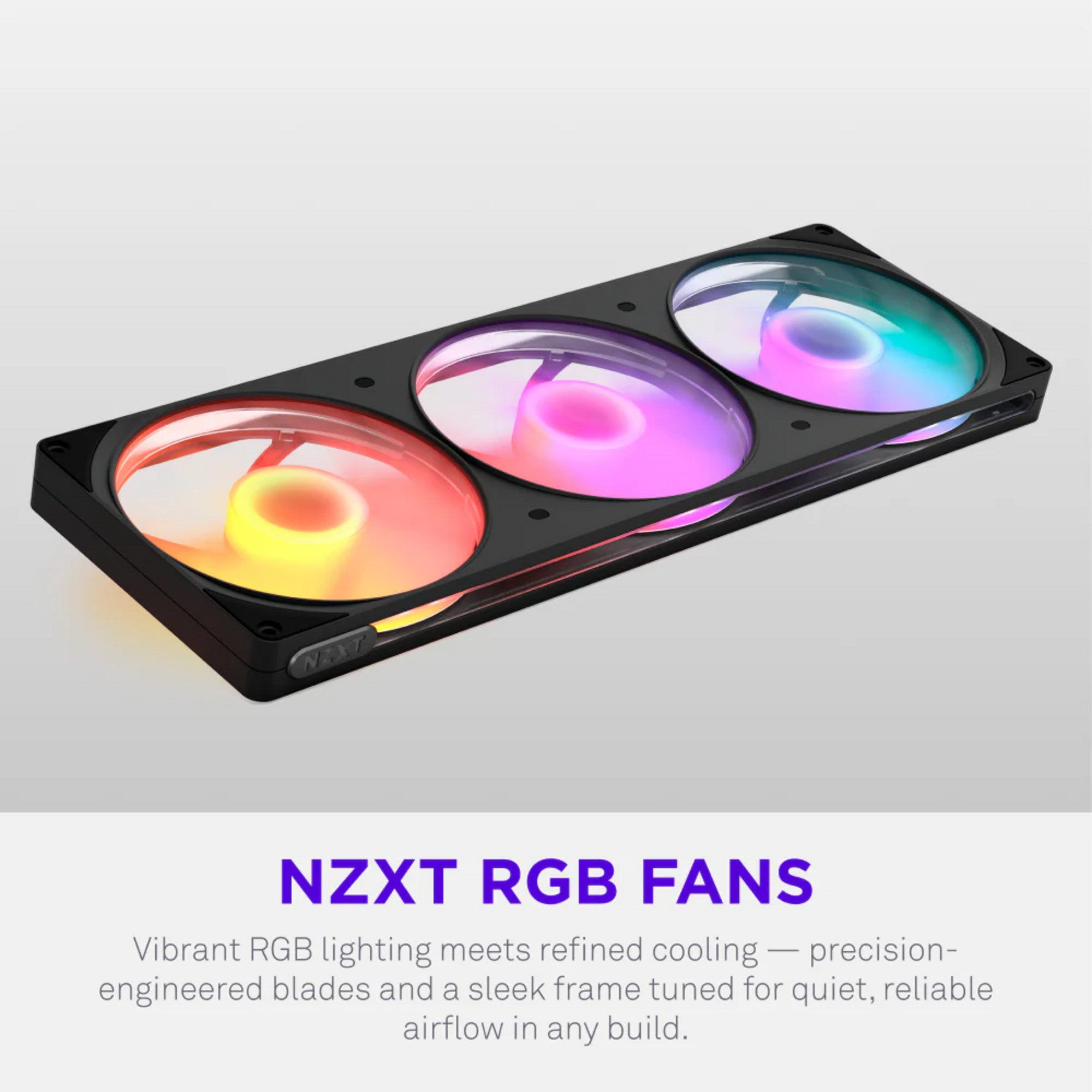 NZXT Gehäuselüfter NZXT F420 RGB, Gehäuselüfter