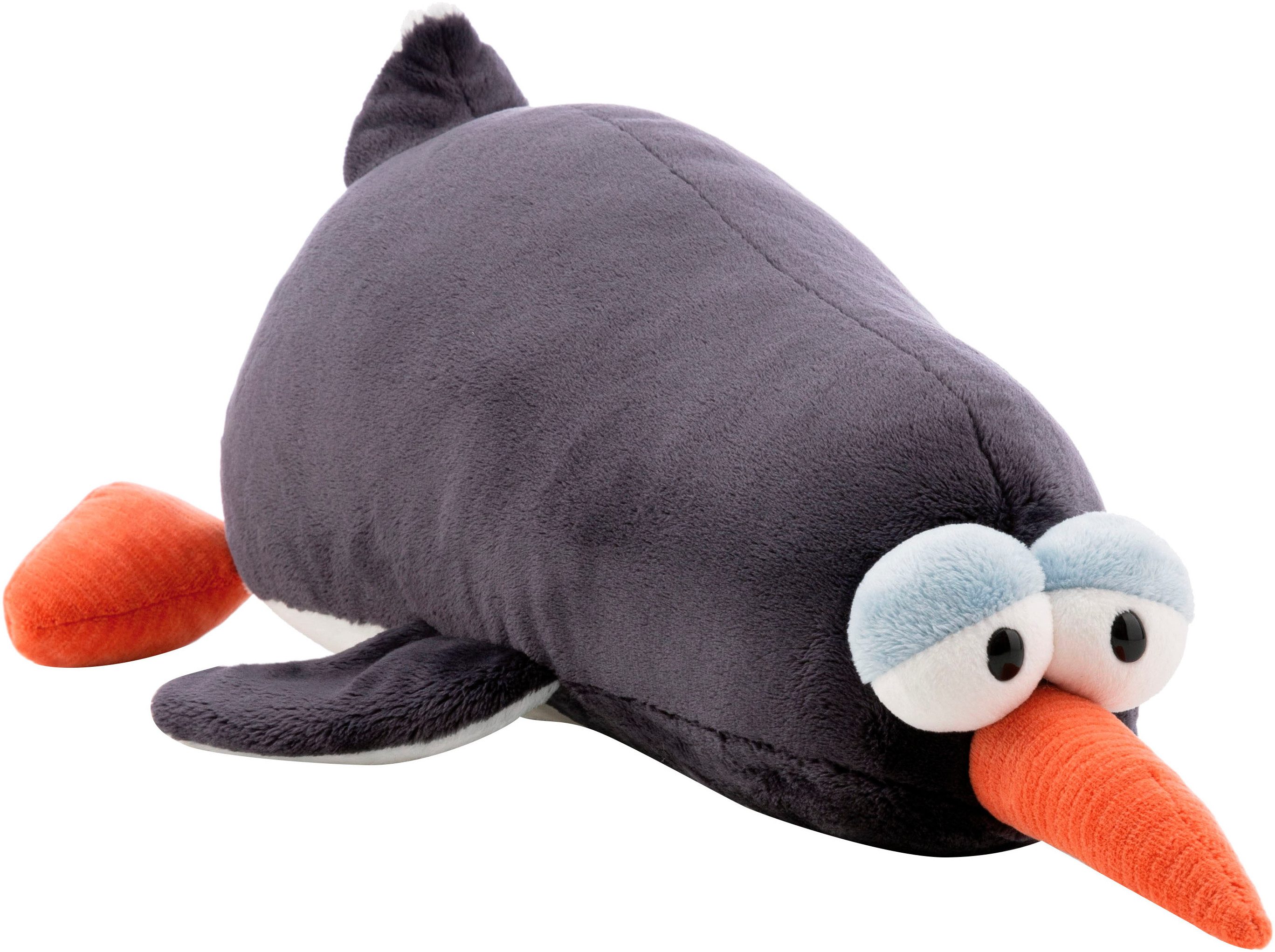 Nici Kuscheltier Winter, Pinguin Jorge Thunder 45 cm liegend, enthält recyceltes Material