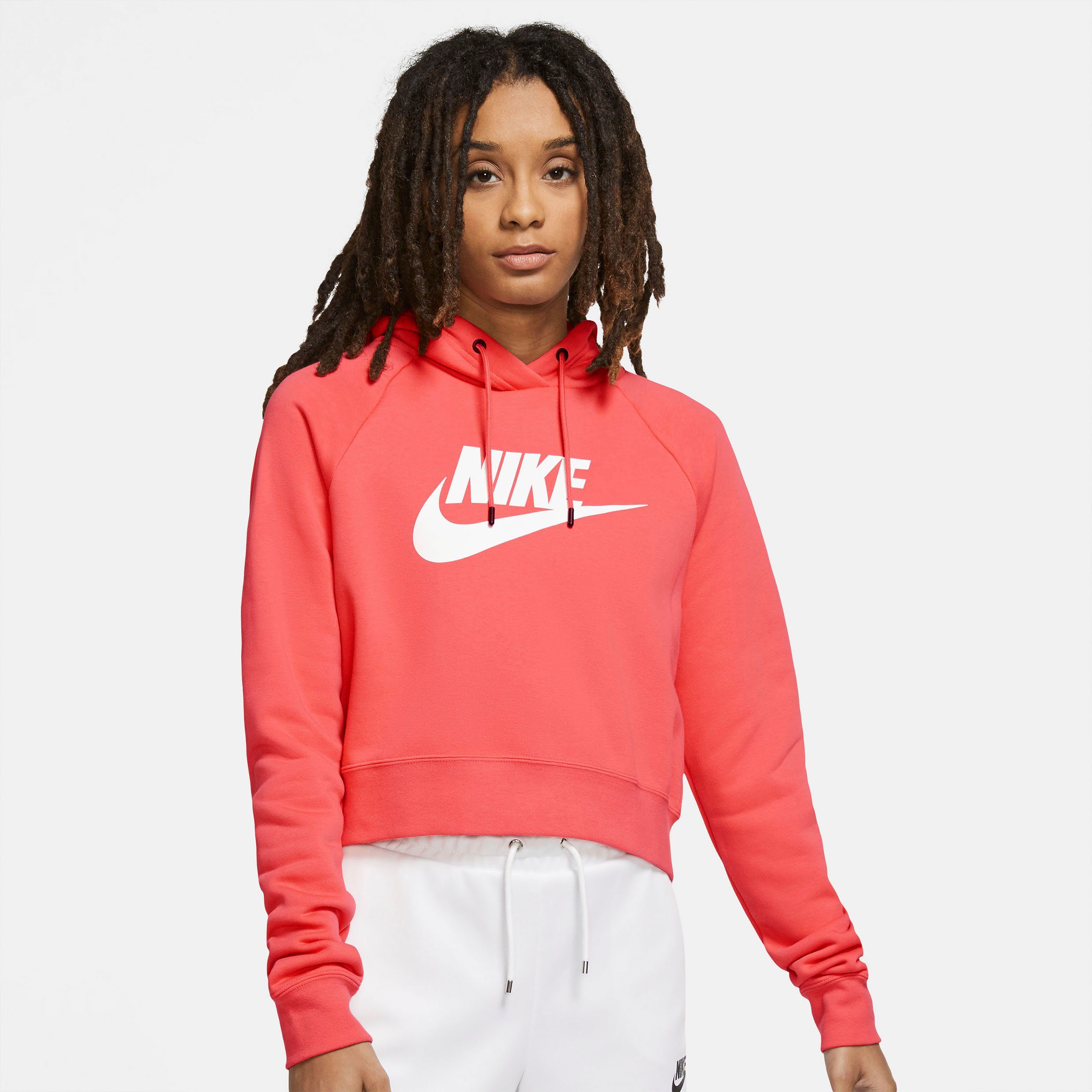 Nike Sportswear Kapuzensweatshirt »ESSENTIAL WOMENS CROPPED HOODIE« online  kaufen | OTTO