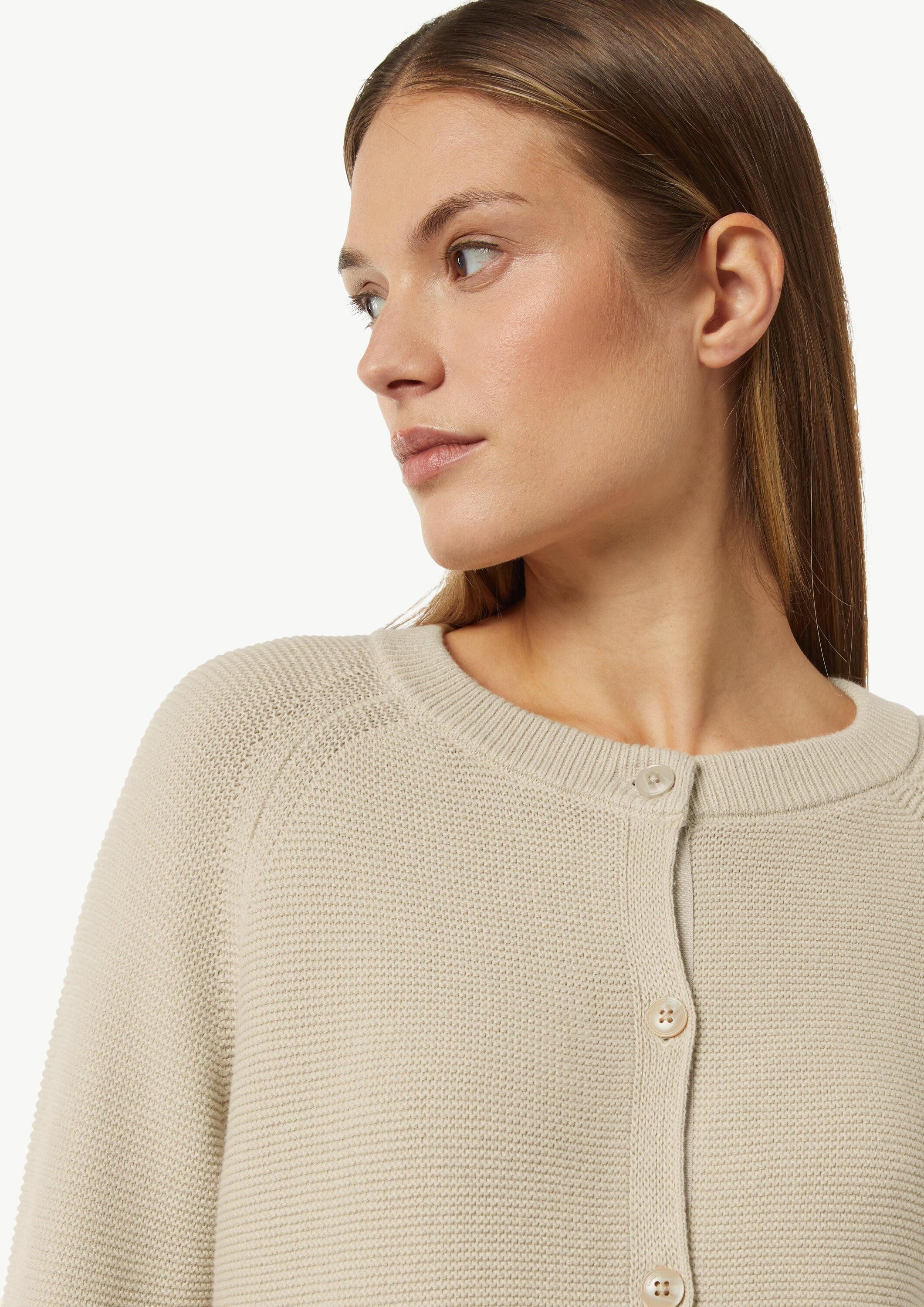 comma Cardigan Strickjacke Kurze Strickjacke mit Raglanärmeln