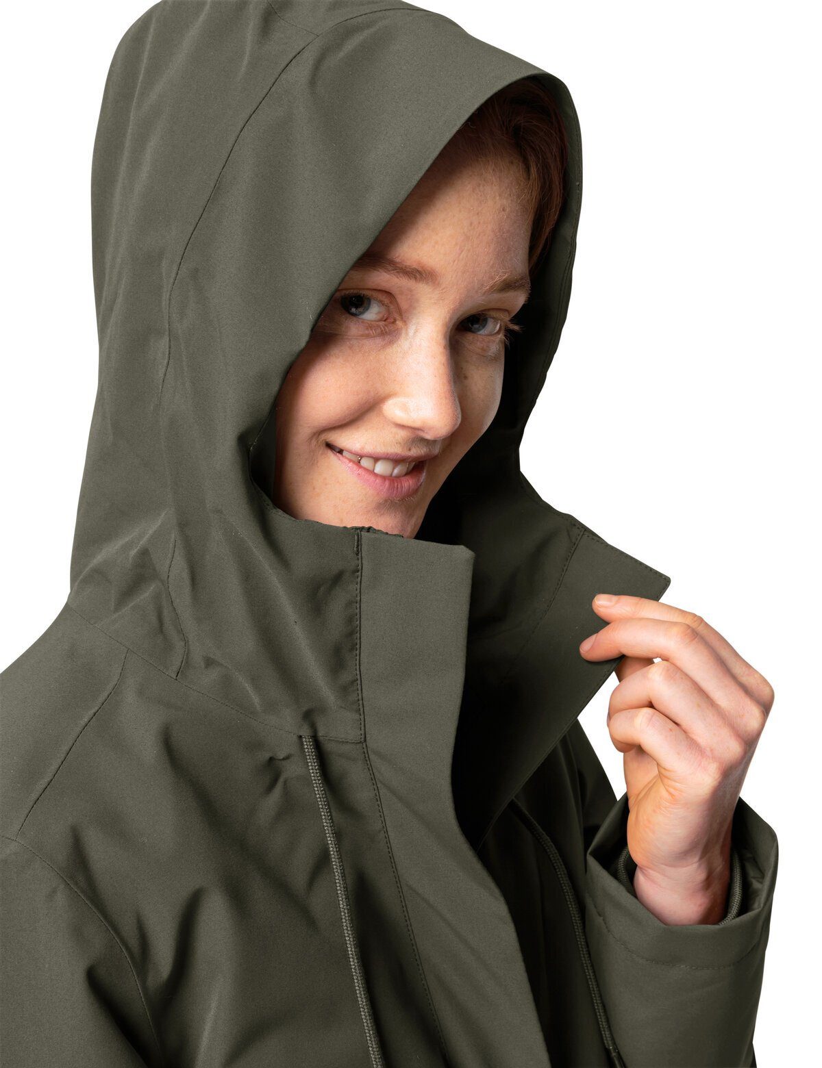 khaki Jacket Outdoorjacke Women's VAUDE Coreway (1-St) Klimaneutral kompensiert