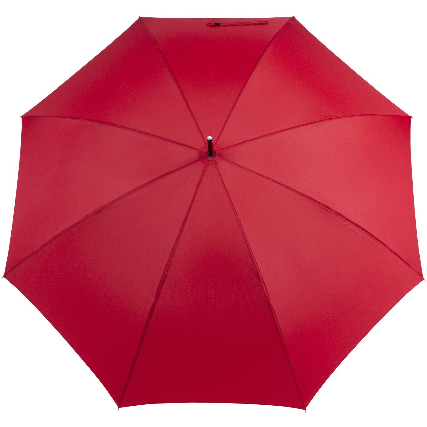 doppler® Stockregenschirm XXL Golfschirm, Partnerschirm für Damen und Herren, groß und stabil, uni-Sommerfarben - rot – Bild 4 von 5