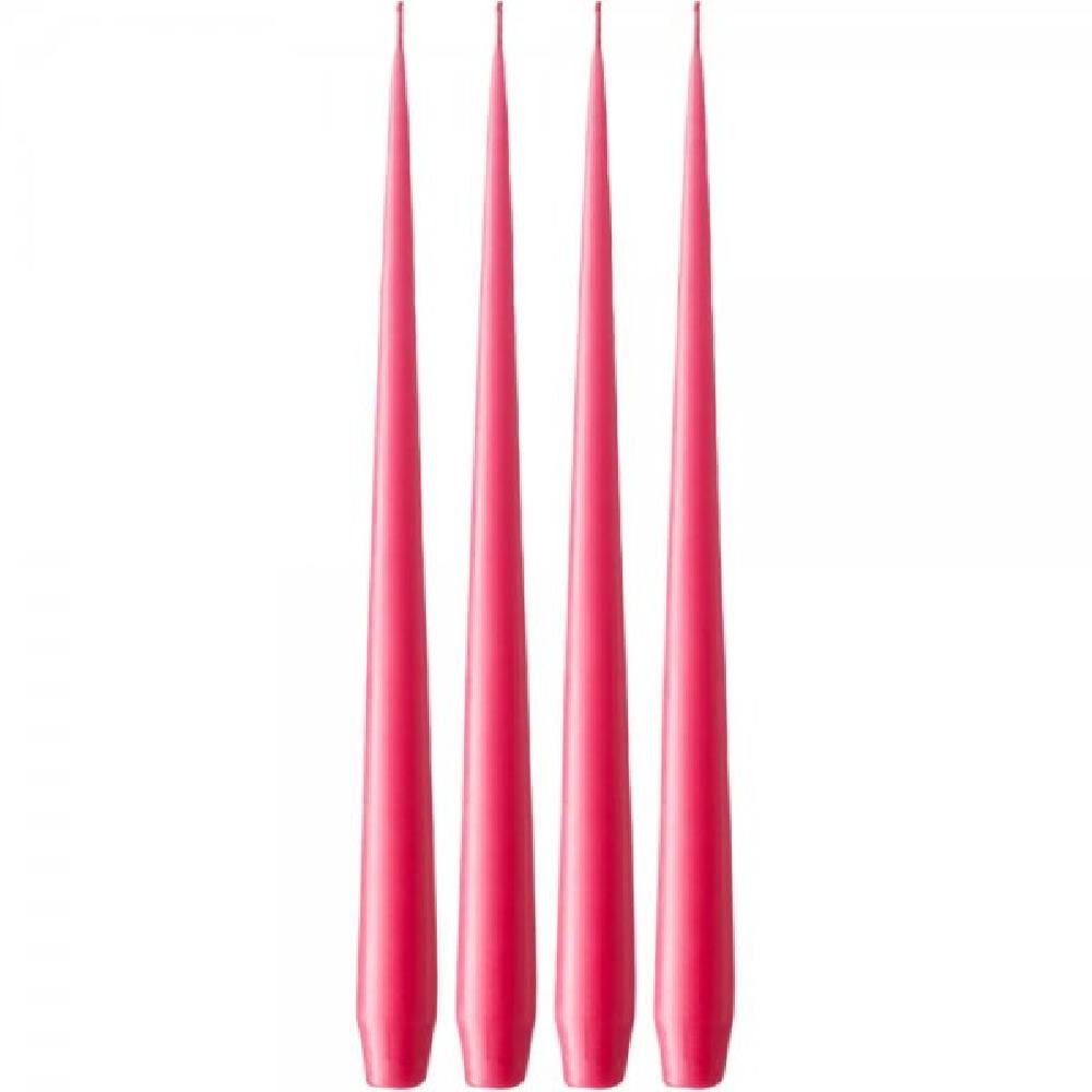 Tafelkerze Spitzkerze Taper Candle Deep Pink (4-teilig) (32cm)