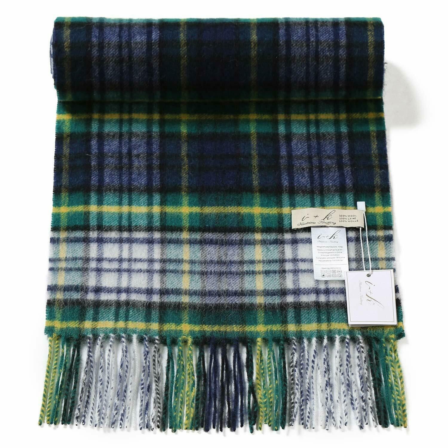 i + k Wollschal Premium Merino-Wollschal-Tuch in Geschenkbox - Unisex 30x180cm, (Winterschal Geschenk Set, Merinowolle Schal in einer Geschenkverpackung), Weich, warm und vielseitig für jeden Anlass, in Geschenkbox.