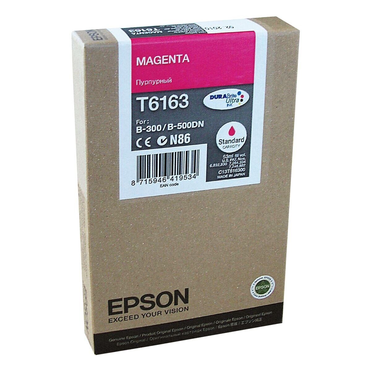 Epson T616300 Tintenpatrone (Original magenta) Druckerpatrone