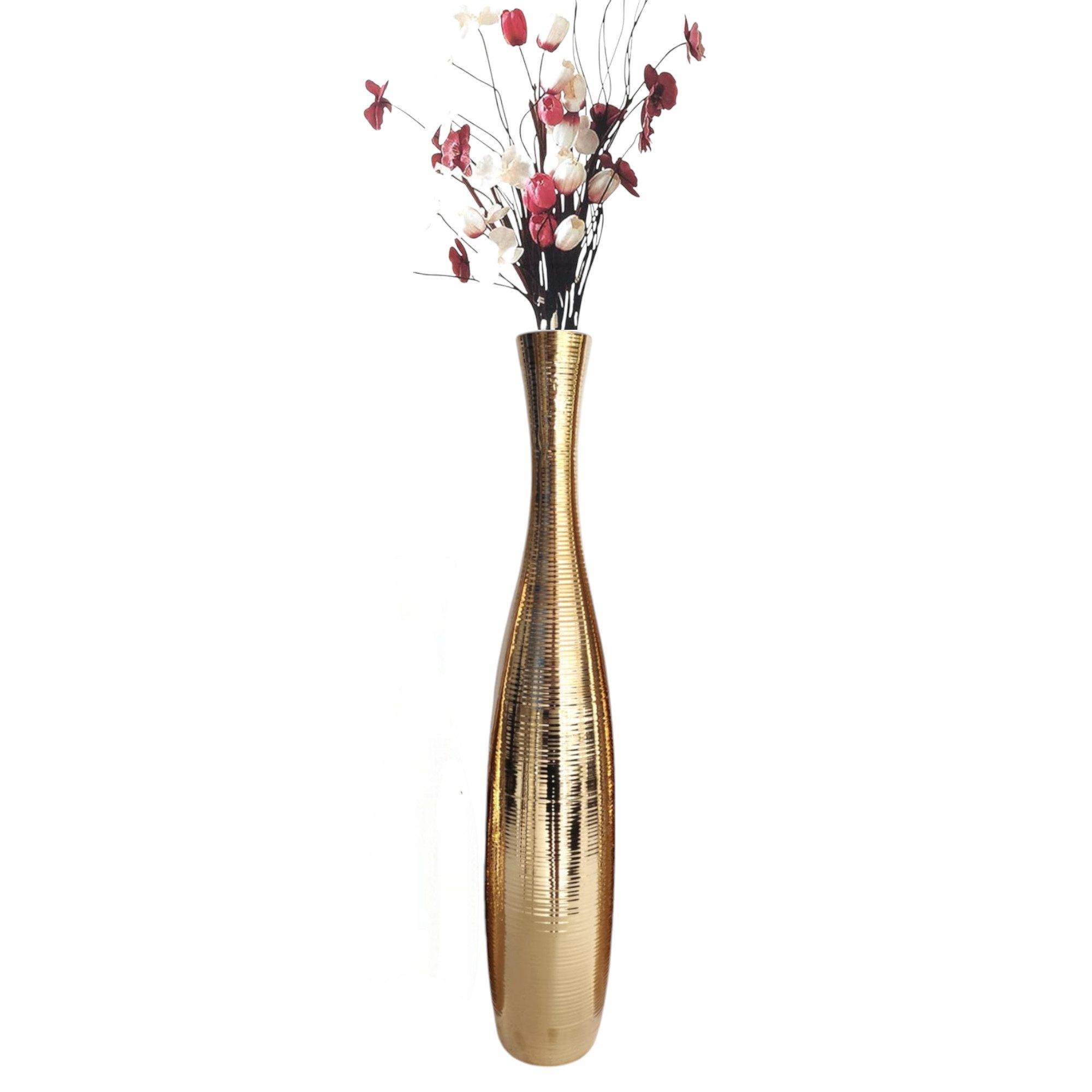 Bodenvase Edelste Deko-Bodenvase Hohe Keramikvase für Pampasgras & Dekozweige