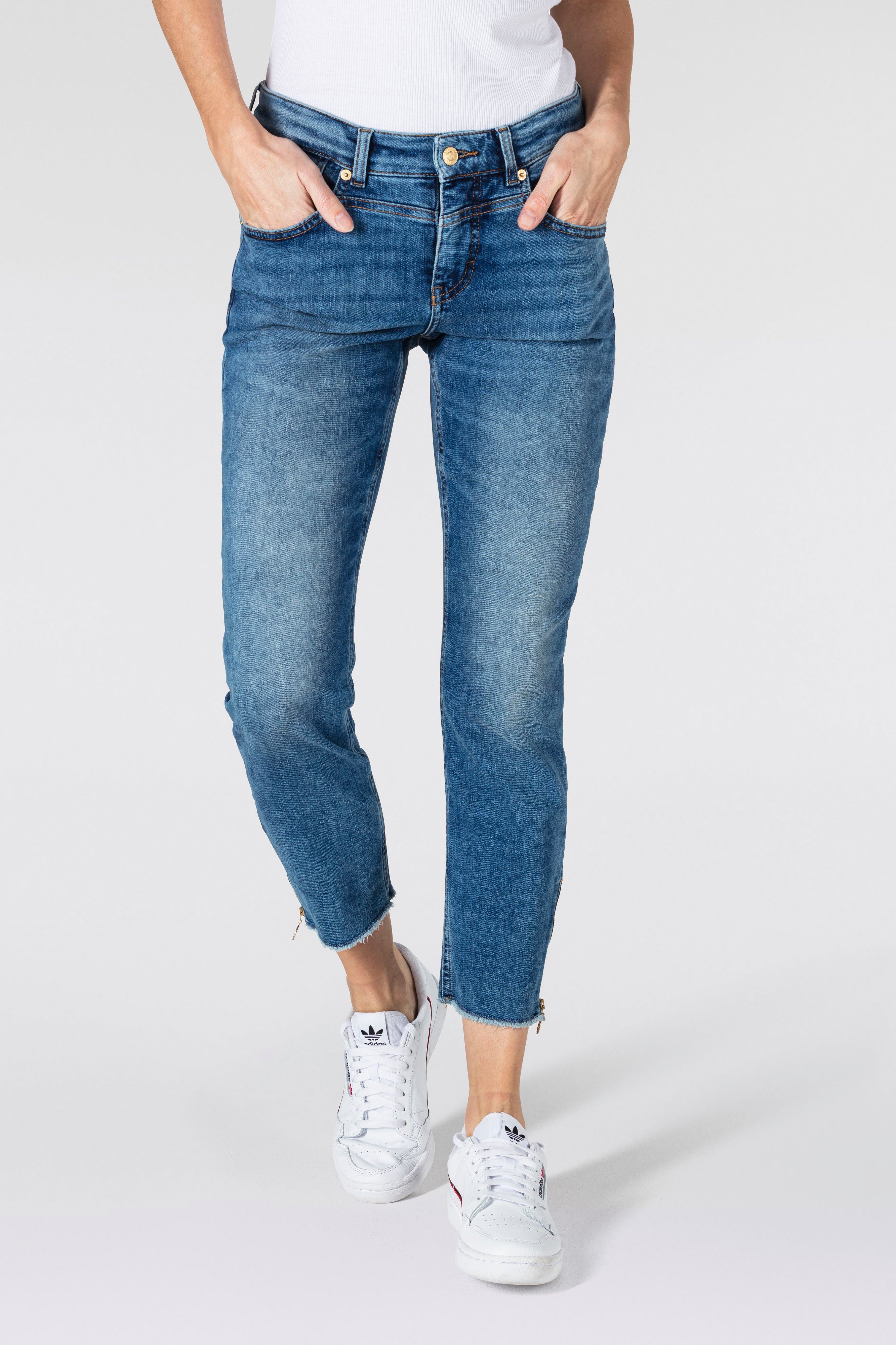 MAC Ankle-Jeans Rich-Slim Chic Mit besonderer Coin-Pocket