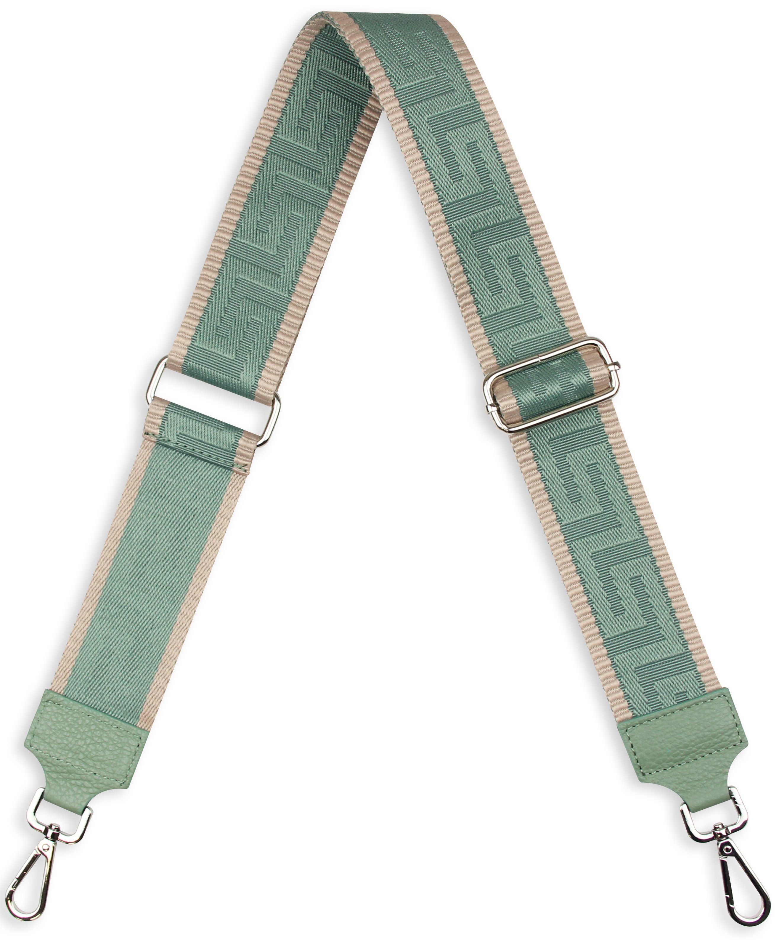 Frentree Schulterriemen MADE IN ITALY, 5cm breiter Schultergurt für Taschen, verstellbarer Gurt, Muster: S