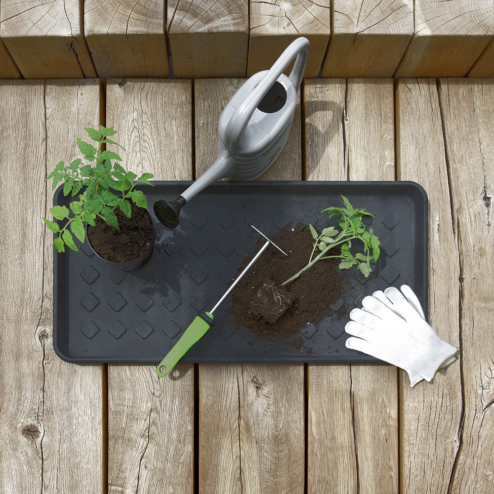 KAGM Schuhabtropfschale Universalablage Schuhablage Schuhwanne aus Kunststoff 71cm x 35cm
