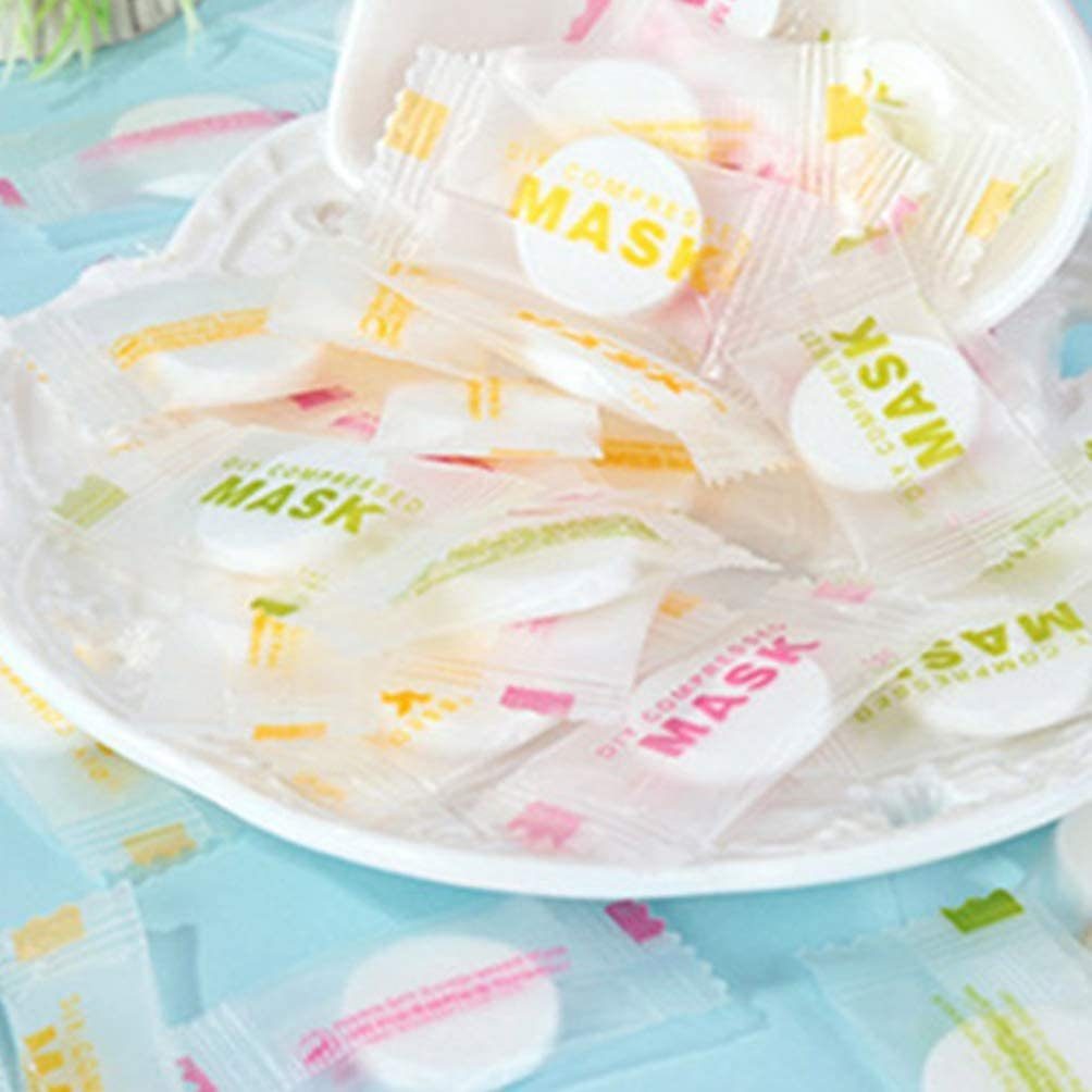 COOL-i ® Gesichtsmaske 100 stücke DIY Komprimierte Gesicht Masken, Gemüsesaft, Fruchtsaft, Milch,kann hinzugefügt werden