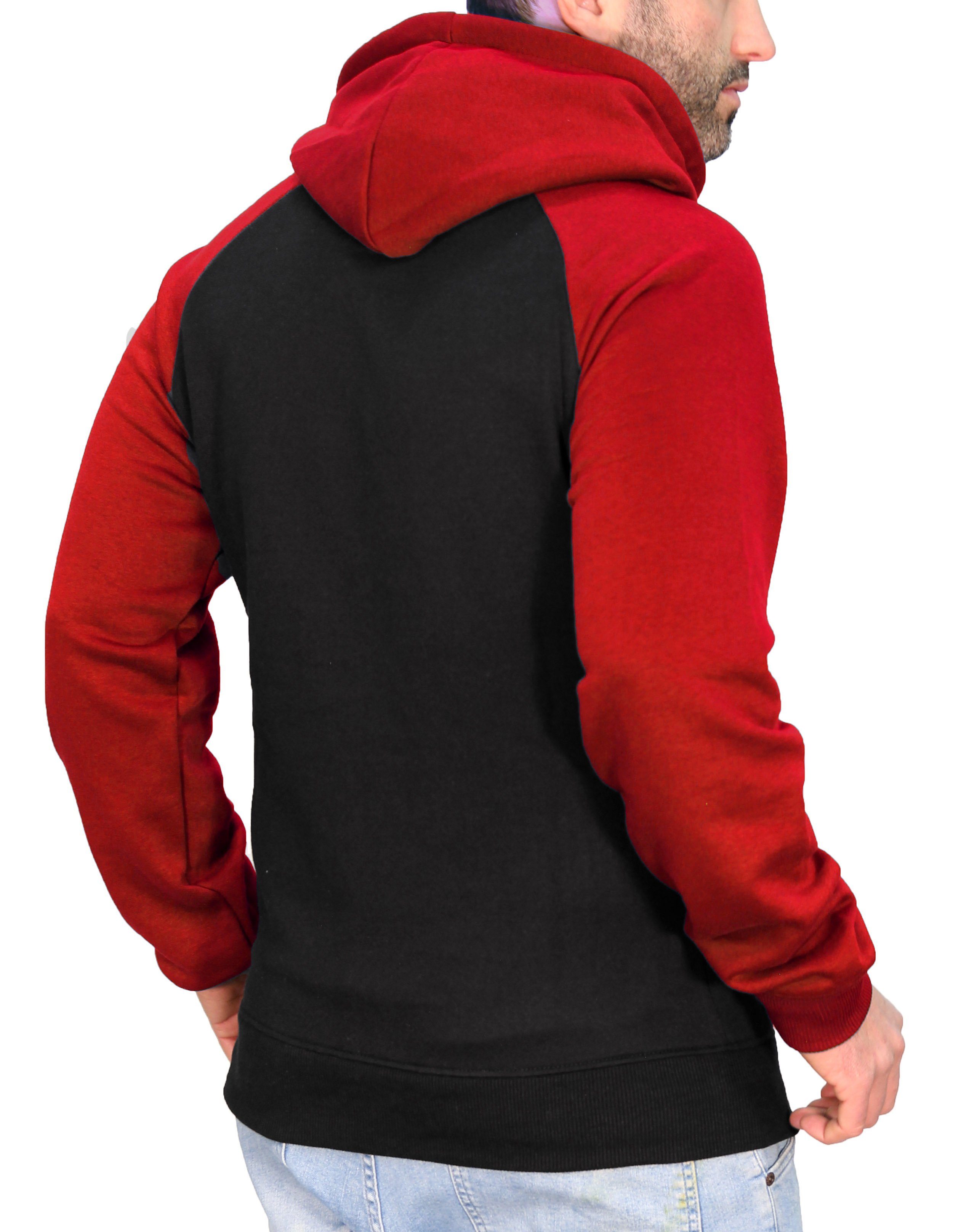 RMK Kapuzenpullover Herren Hoodie Langarmshirt Kapuze Basic Longsleeve Tasc günstig online kaufen