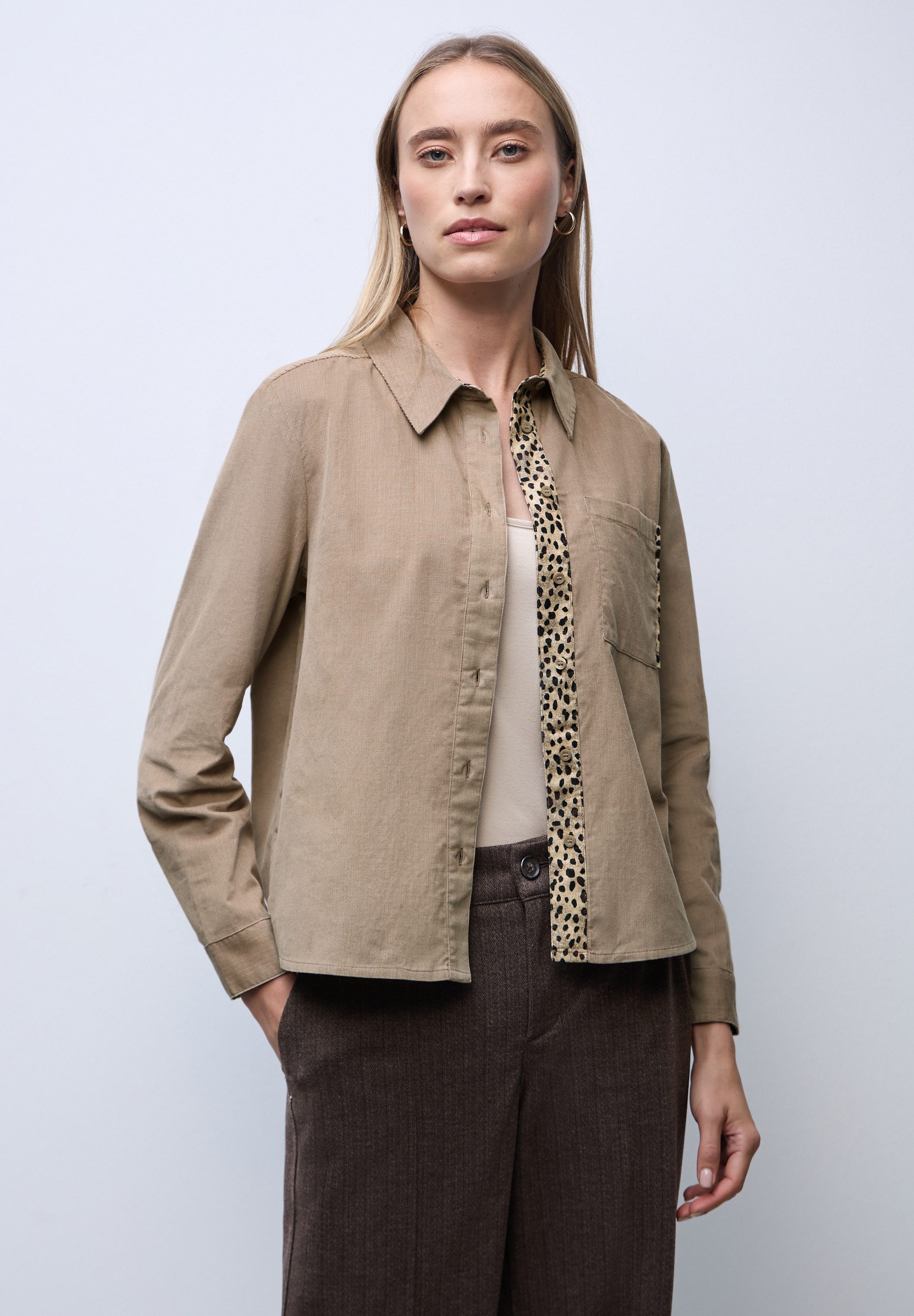 STREET ONE Langarmbluse mit Knopfleiste günstig online kaufen