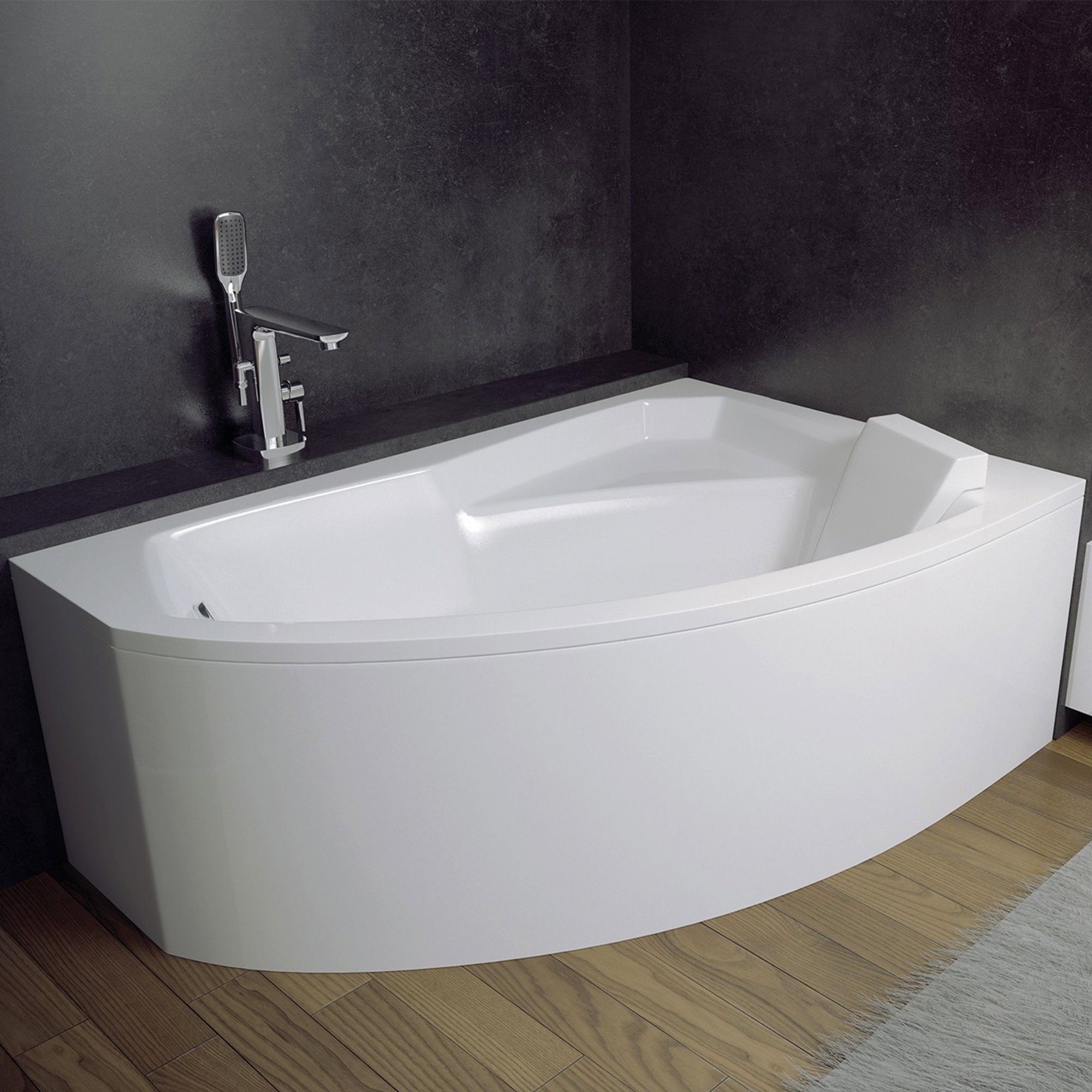 KOLMAN Badewanne Eckbadewanne Rima 170x110, (Links/Rechts), günstig online kaufen