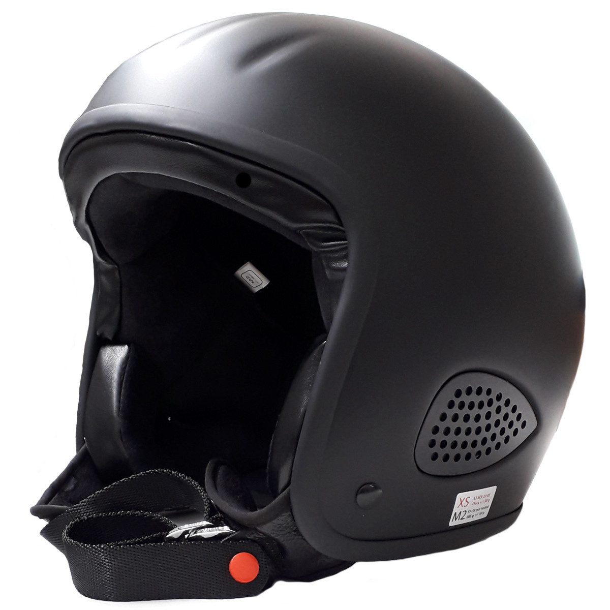 Bores Motorradhelm Bores Gensler Kult 3 Matt-Schwarz Jethelm