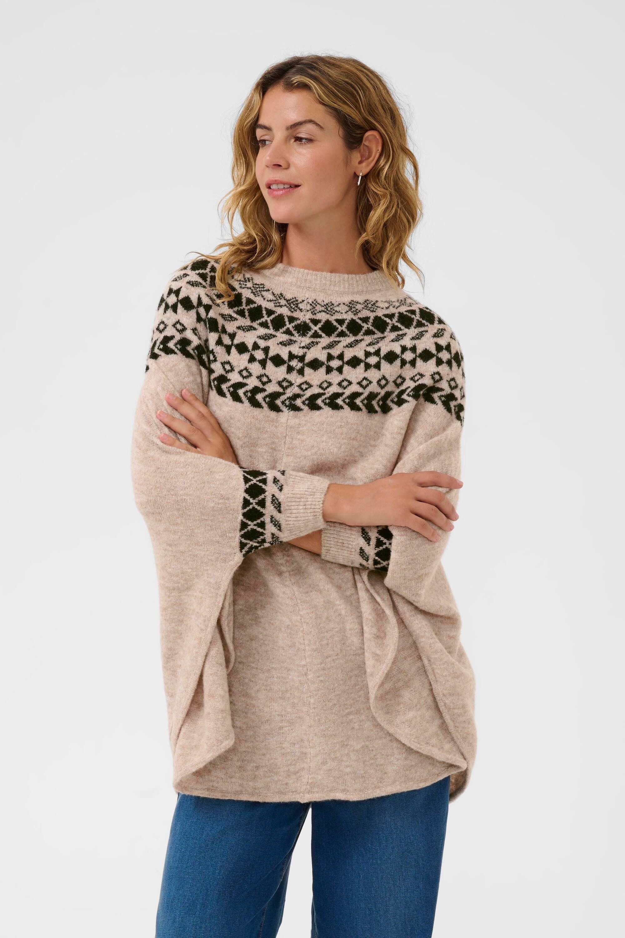 Cream Strickponcho Poncho CRCherrie