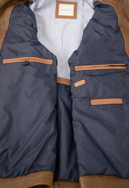 bugatti Lederjacke BU-111 Echtleder Herren Lederjacke Lammnappa dunkel cognac