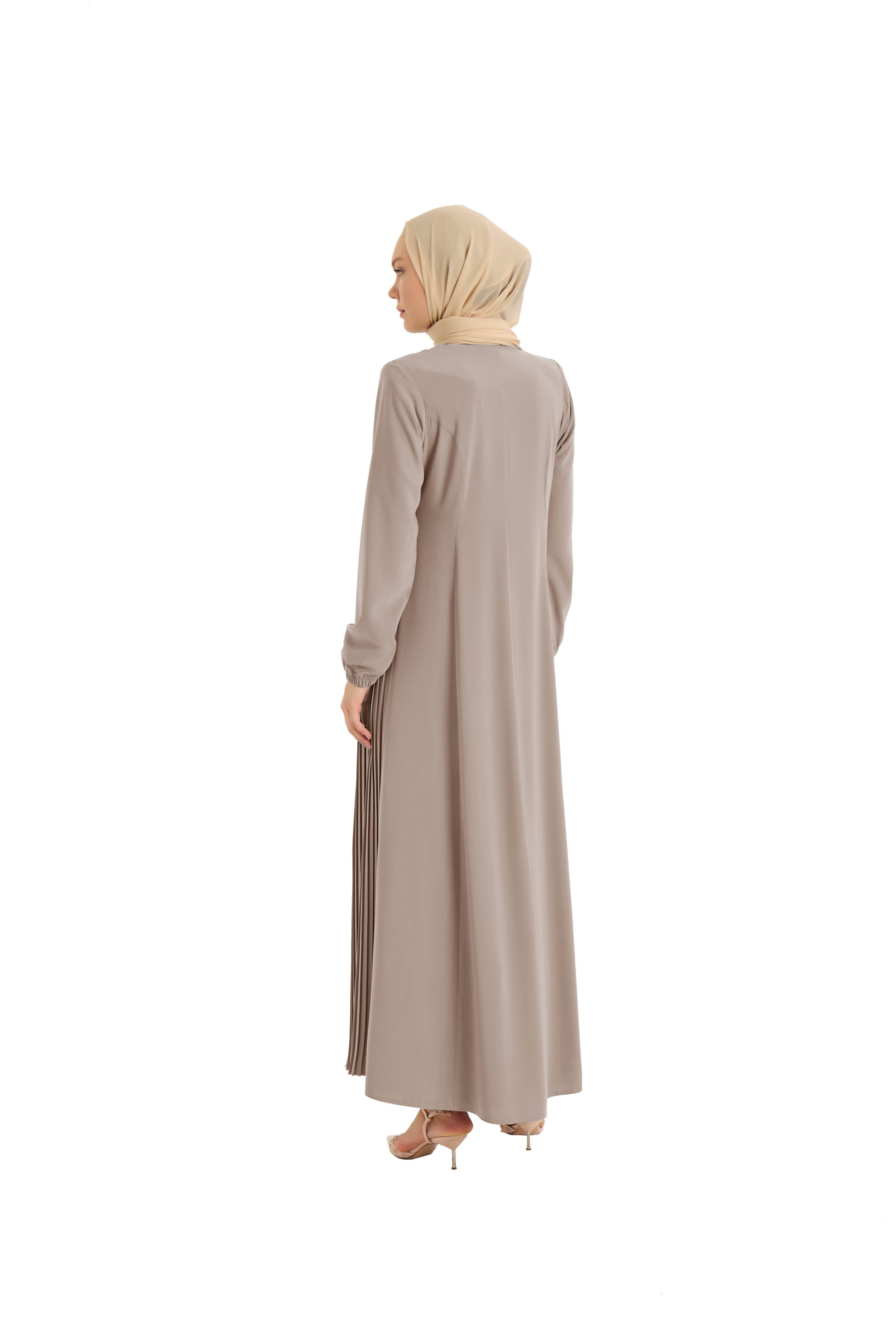 ELYANUR Maxikleid Hochwertige erweiterte Abaya