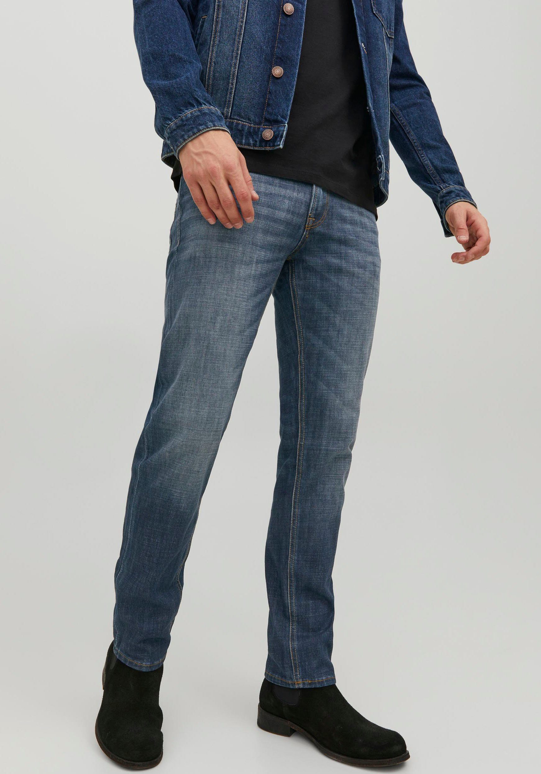 GE 049 JJICLARK Regular-fit-Jeans JJ Jones & JJORIGINAL blue-denim Jack