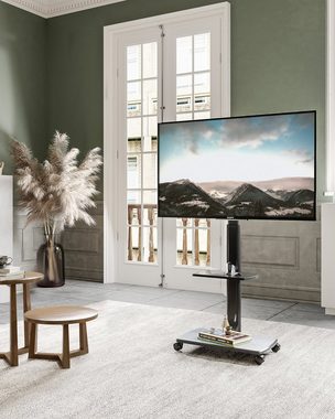 FITUEYES TV-Ständer, (bis 70,00 Zoll, mit Rollen)