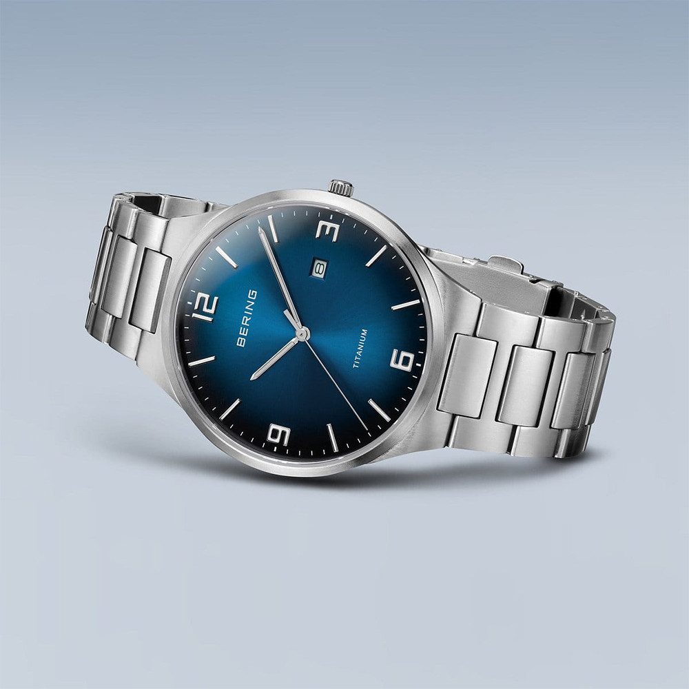 Bering Quarzuhr Bering Titanium silber gebürstet 15240-777 15240-777, Bering Titanium silber gebürstet 15240-777