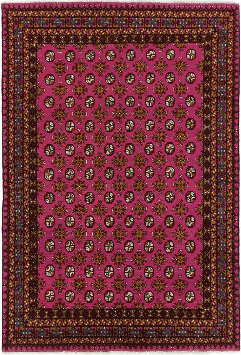 Orientteppich Afghan Akhche Limited 204x304 Handgeknüpfter Orientteppich, Nain Trading, rechteckig, Höhe: 6 mm | Kurzflor-Teppiche