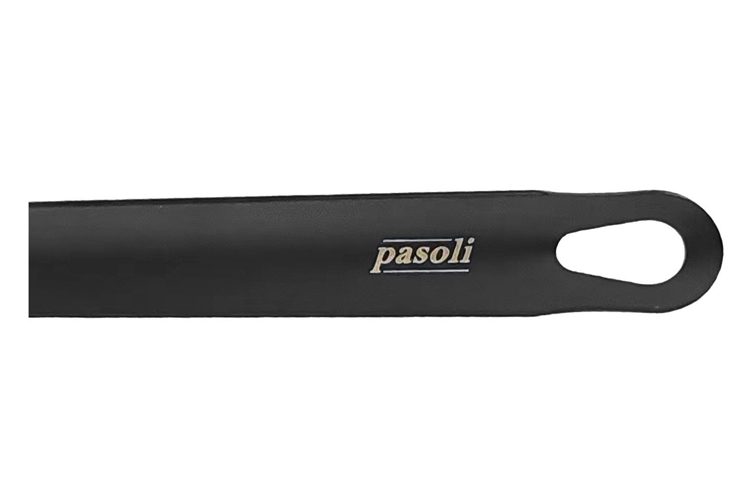 pasoli Steakpfanne aus Carbonstahl, voreingebrannt, Carbonstahl, Induktionsgeeignet, Durchmesser 28cm