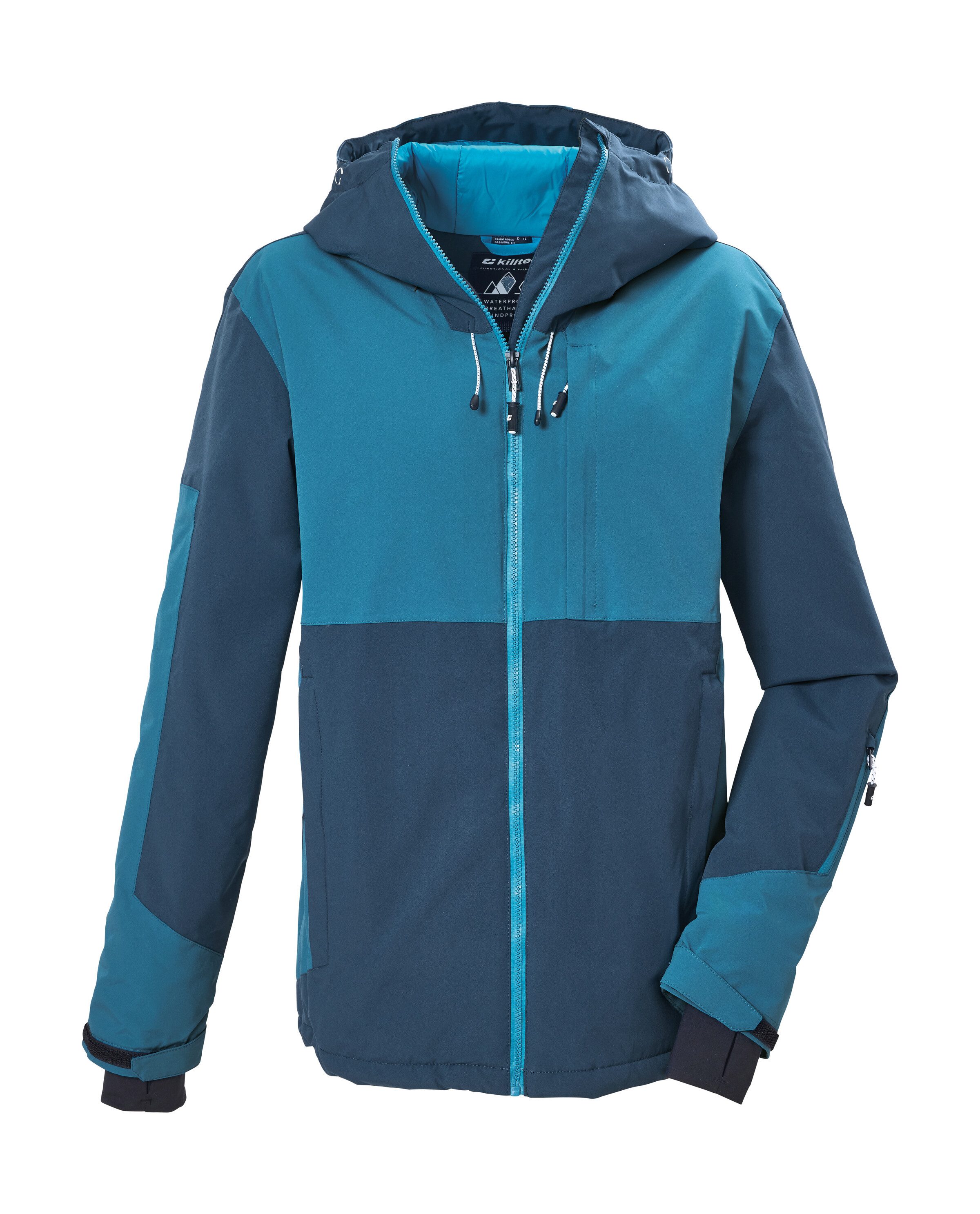 Killtec Skijacke KSW 287 MN SKI JCKT Helmkompatible, wasserdichte Skijacke mit Teflon EcoElite™