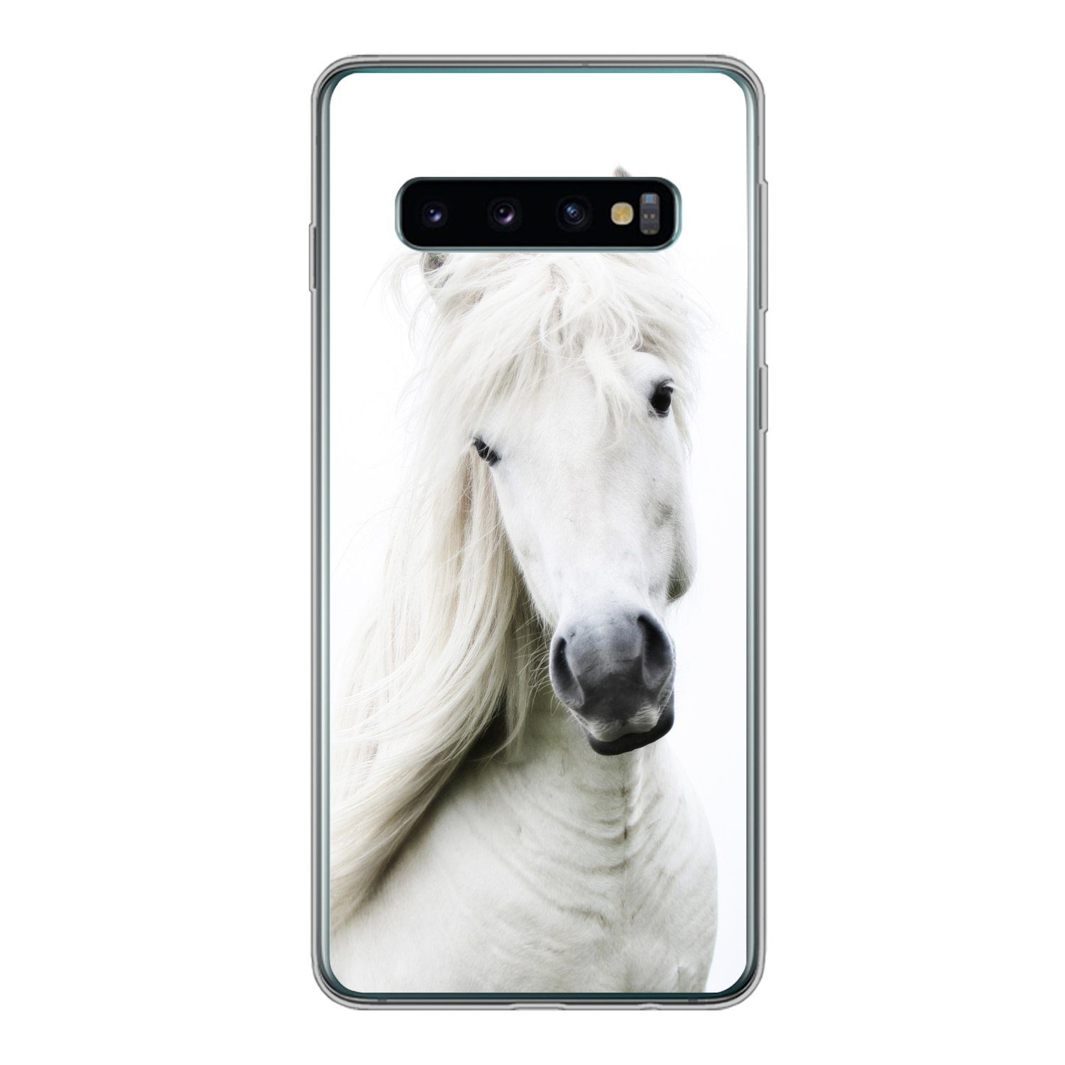 Handyhülle für Samsung Galaxy S10 Pferde - Nutztiere - Mähnen