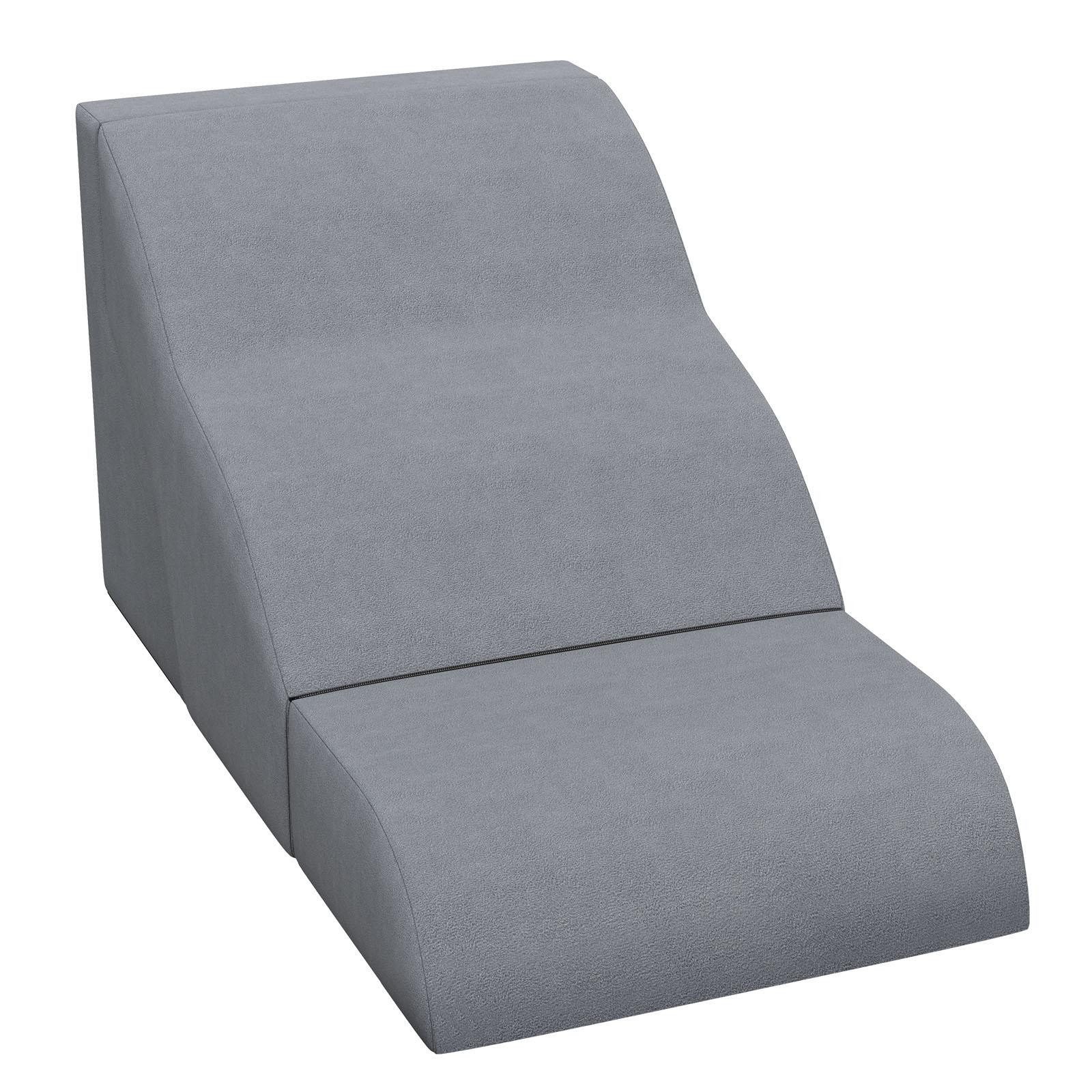 KOMFOTTEU Haustiertreppe, 3-stufige Hundestufe mit waschbarem Bezug günstig online kaufen