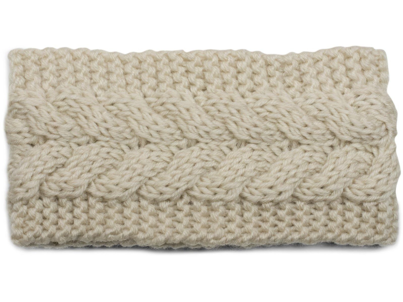 styleBREAKER Stirnband Grobstrick Stirnband mit Zopfmuster (1-St)