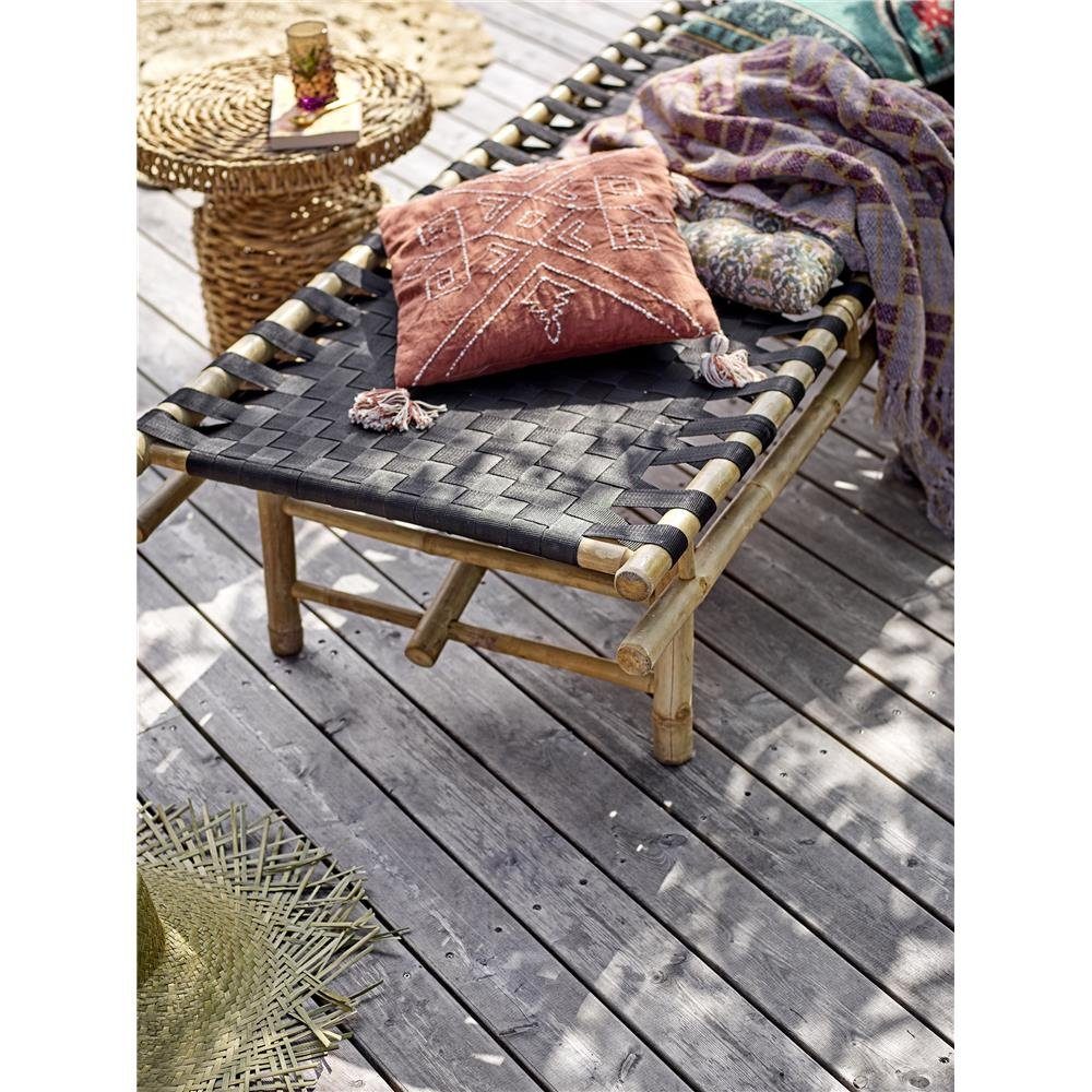 Bloomingville Beistelltisch Camo (Couchtisch, 1-St., aus Wasserhyazinthe), Sofatisch, Natur, Ablage, dänisches Design