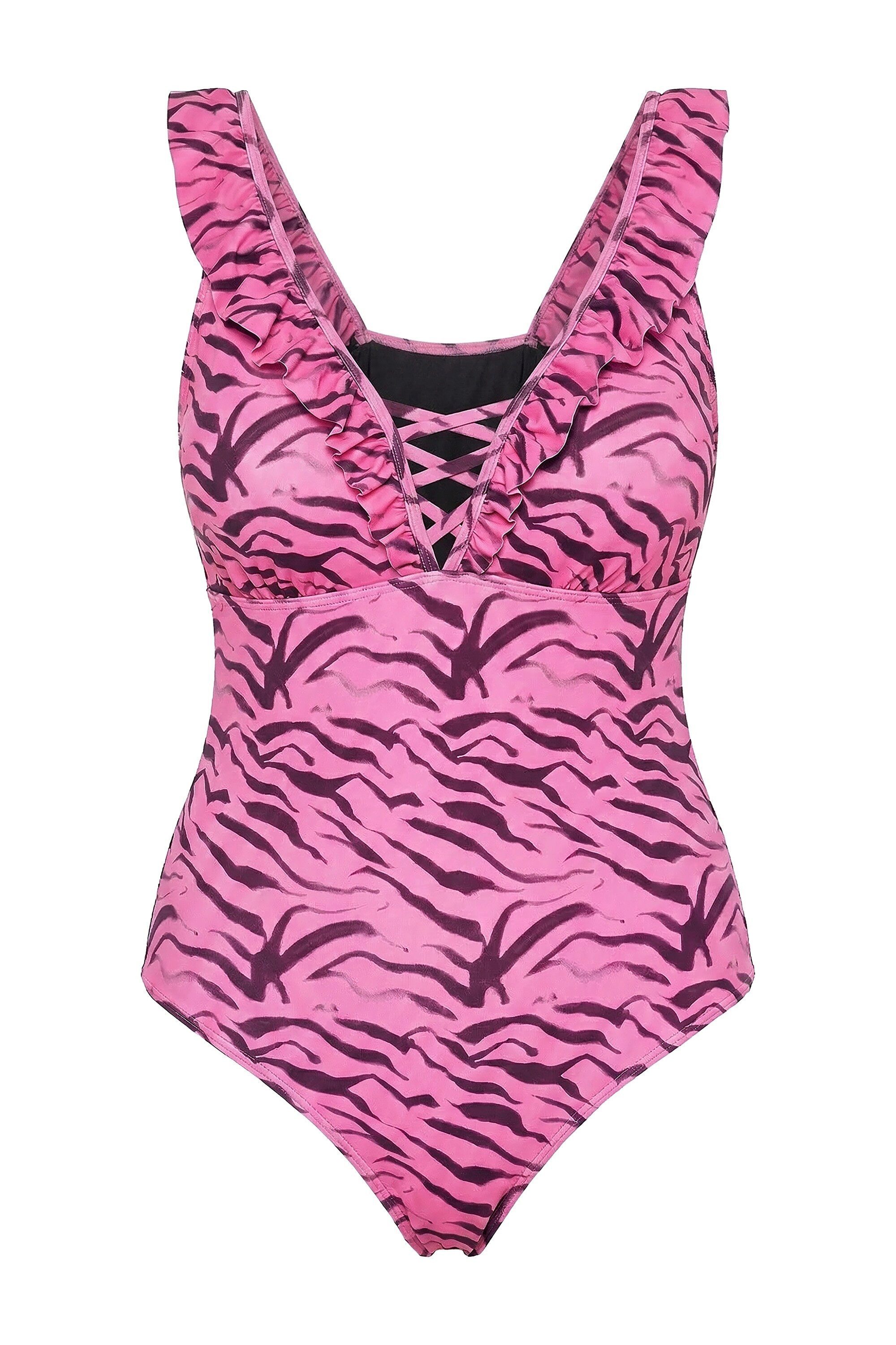 Studio Untold Badeanzug Badeanzug Color Zebra Softcups