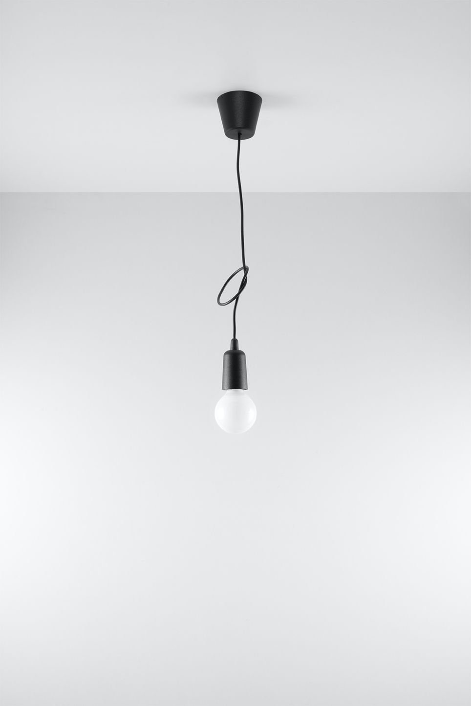 Pendelleuchte vielseitig ohne NESSA, Licht-Erlebnisse Esszimmer Schwarz E27 90cm Hängelampe Retro Leuchtmittel, verstellbar