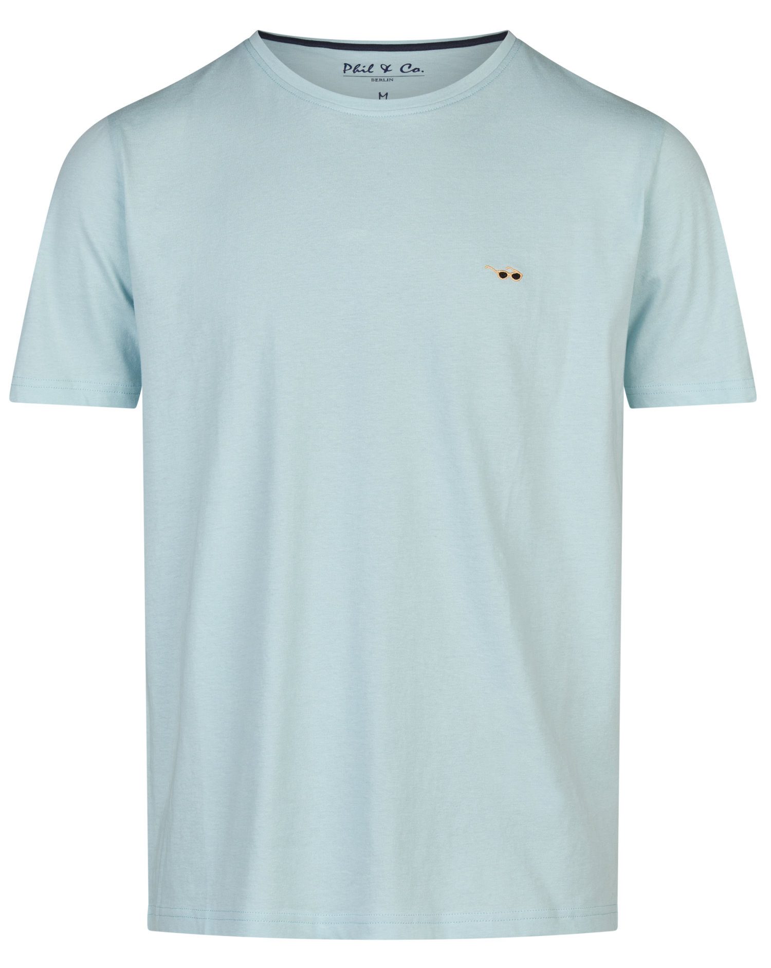 Phil & Co. Pyjamaoberteil Herren Pyjamashirt mit kurzem Arm (1-tlg) Baumwolle