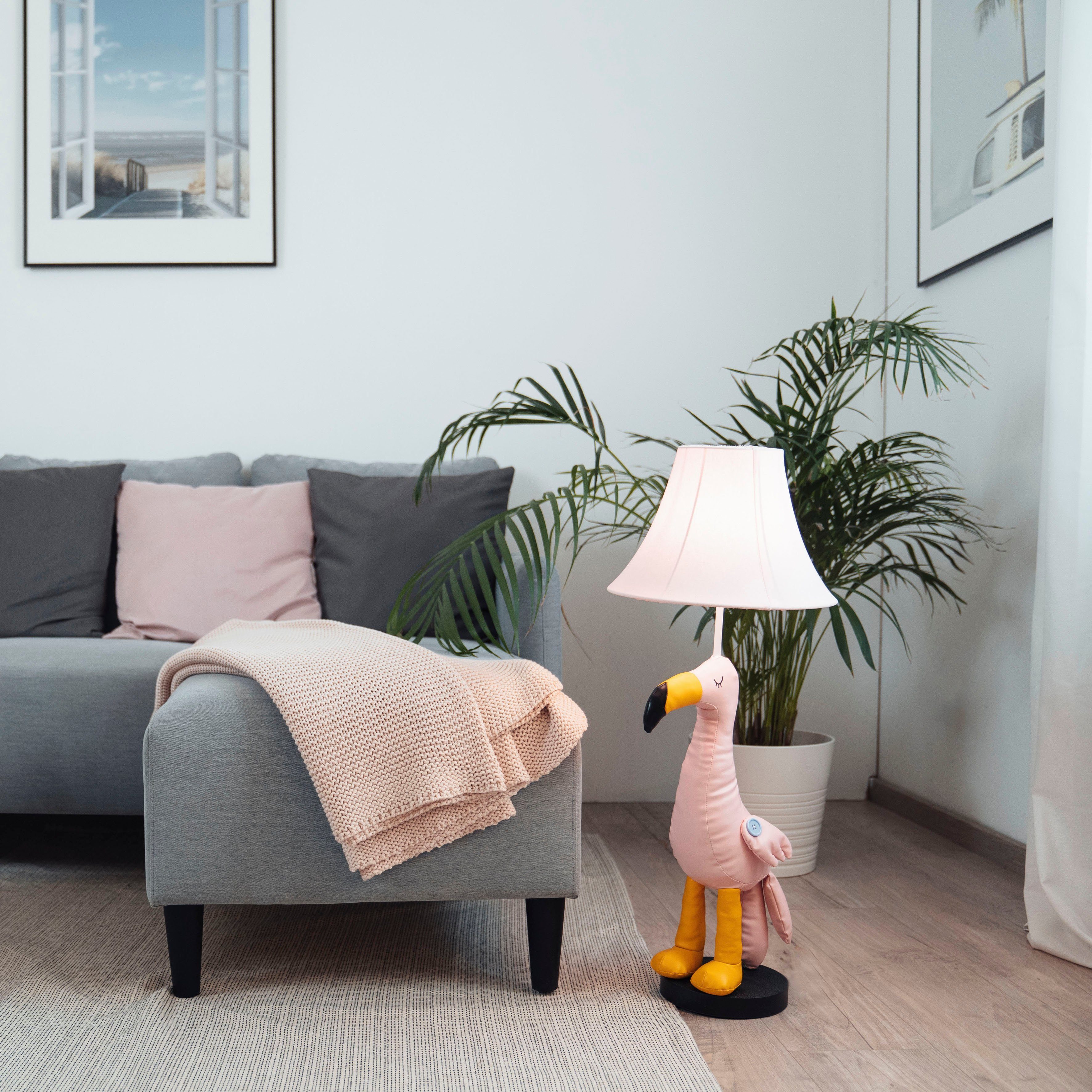 Happy Lamps for smiling eyes LED Tischleuchte Mingo der Flamingo, LED fest günstig online kaufen
