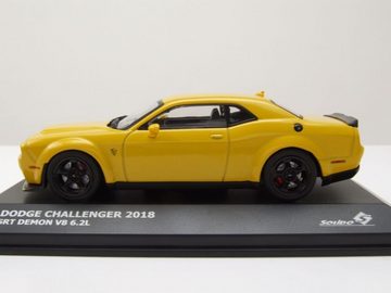 Solido Modellauto Dodge Challenger 2018 gelb Modellauto 1:43 Solido, Maßstab 1:43